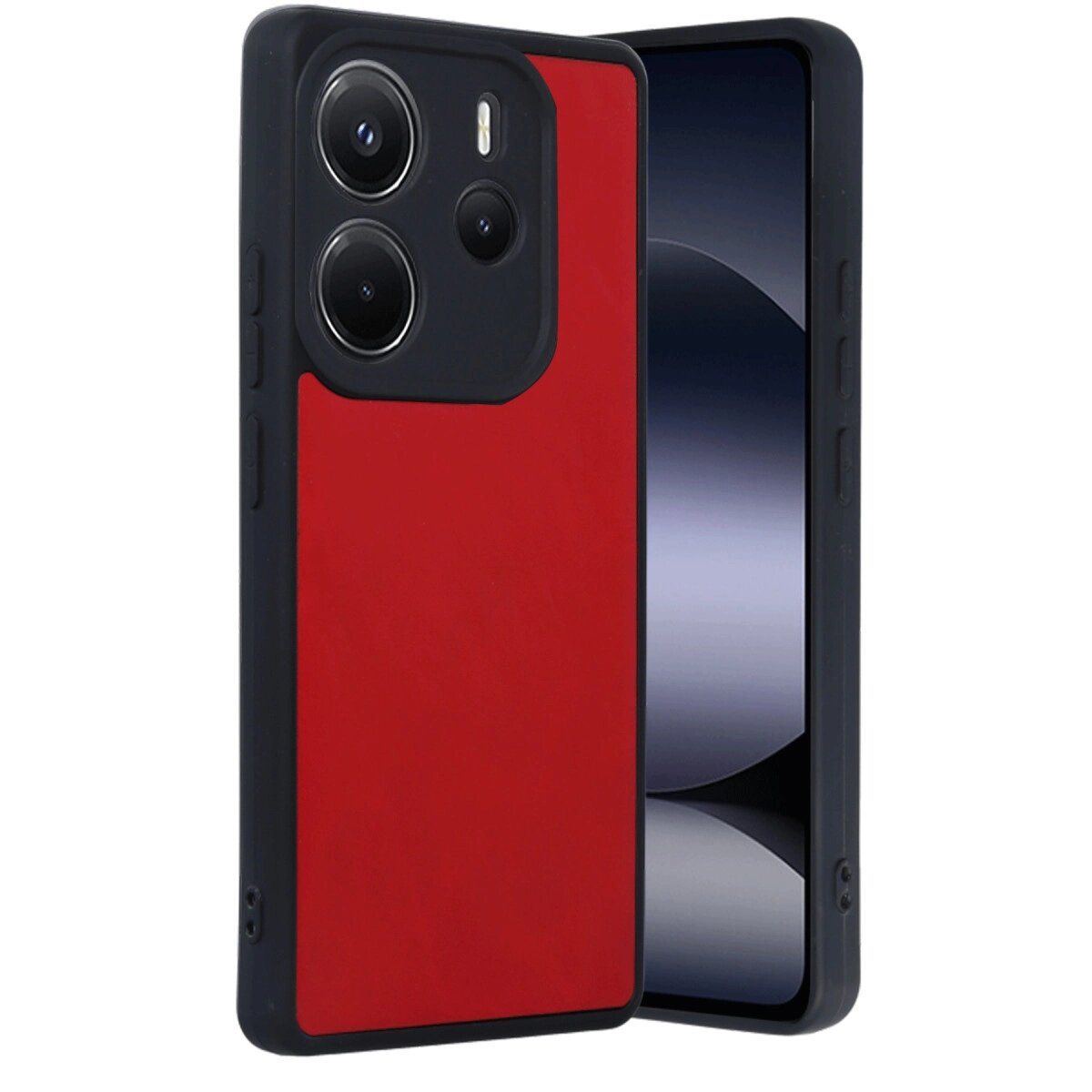 Xiaomi Redmi Note 14 4g Kılıf Aras Deri Kapak - Kırmızı Xiaomi Redmi Note 14 4g Kılıf Aras Deri Kapak - Kırmızı