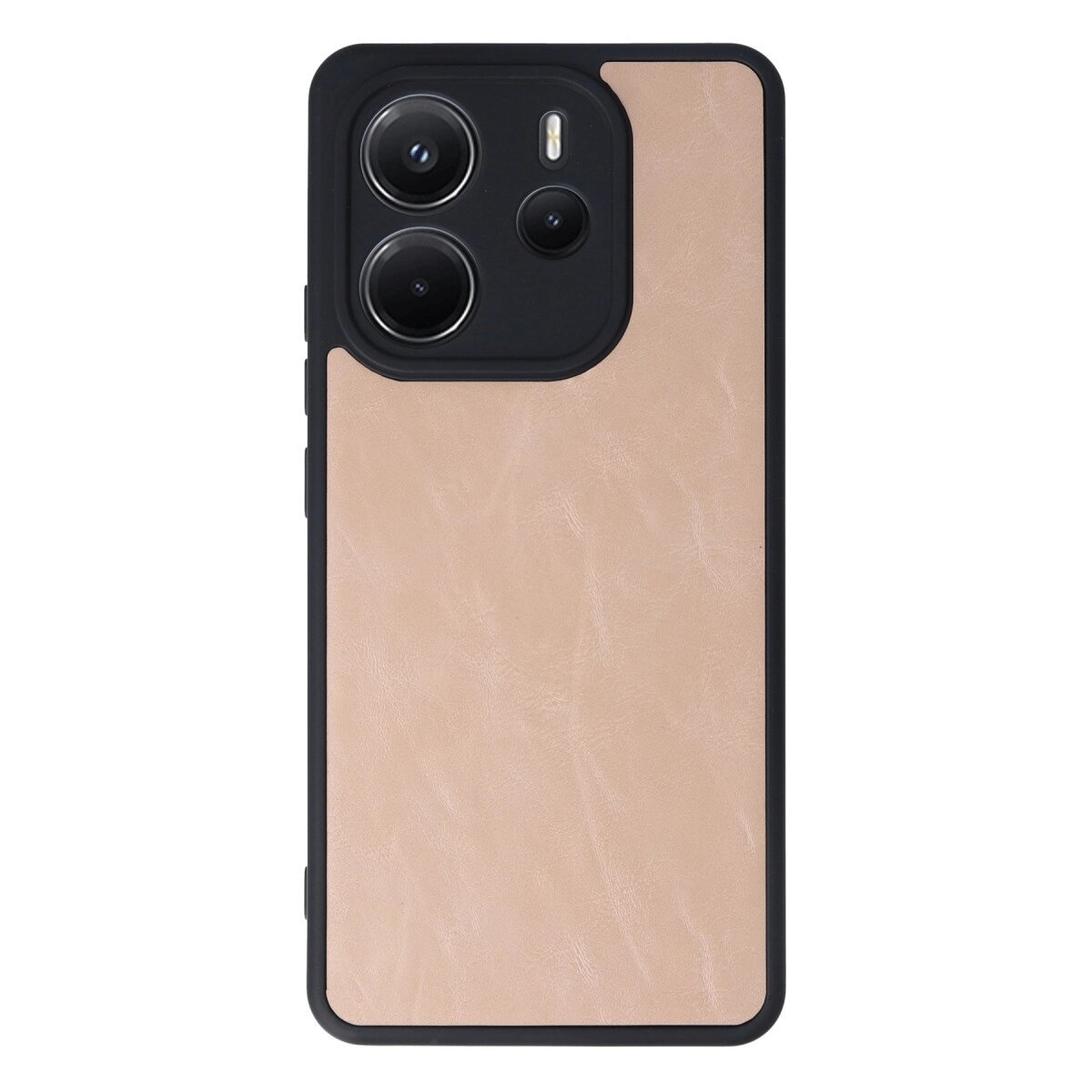 Xiaomi Redmi Note 14 4g Kılıf Aras Deri Kapak - Pudra Xiaomi Redmi Note 14 4g Kılıf Aras Deri Kapak - Pudra