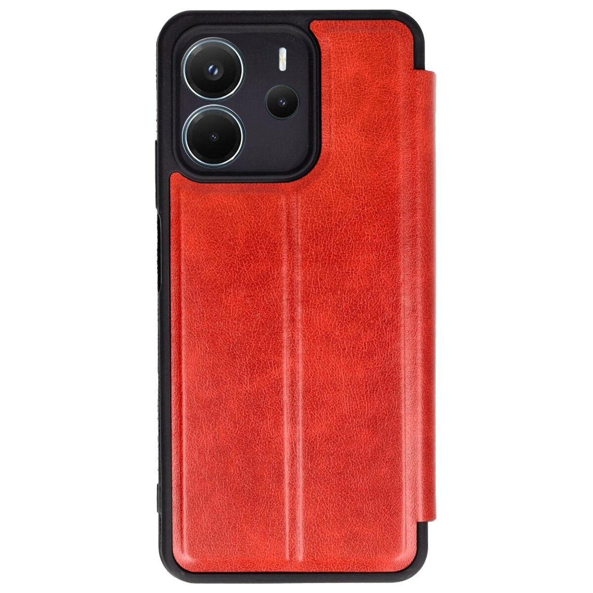 Xiaomi Redmi Note 14 4g Kılıf Flip Cover - Kırmızı Xiaomi Redmi Note 14 4g Kılıf Flip Cover - Kırmızı