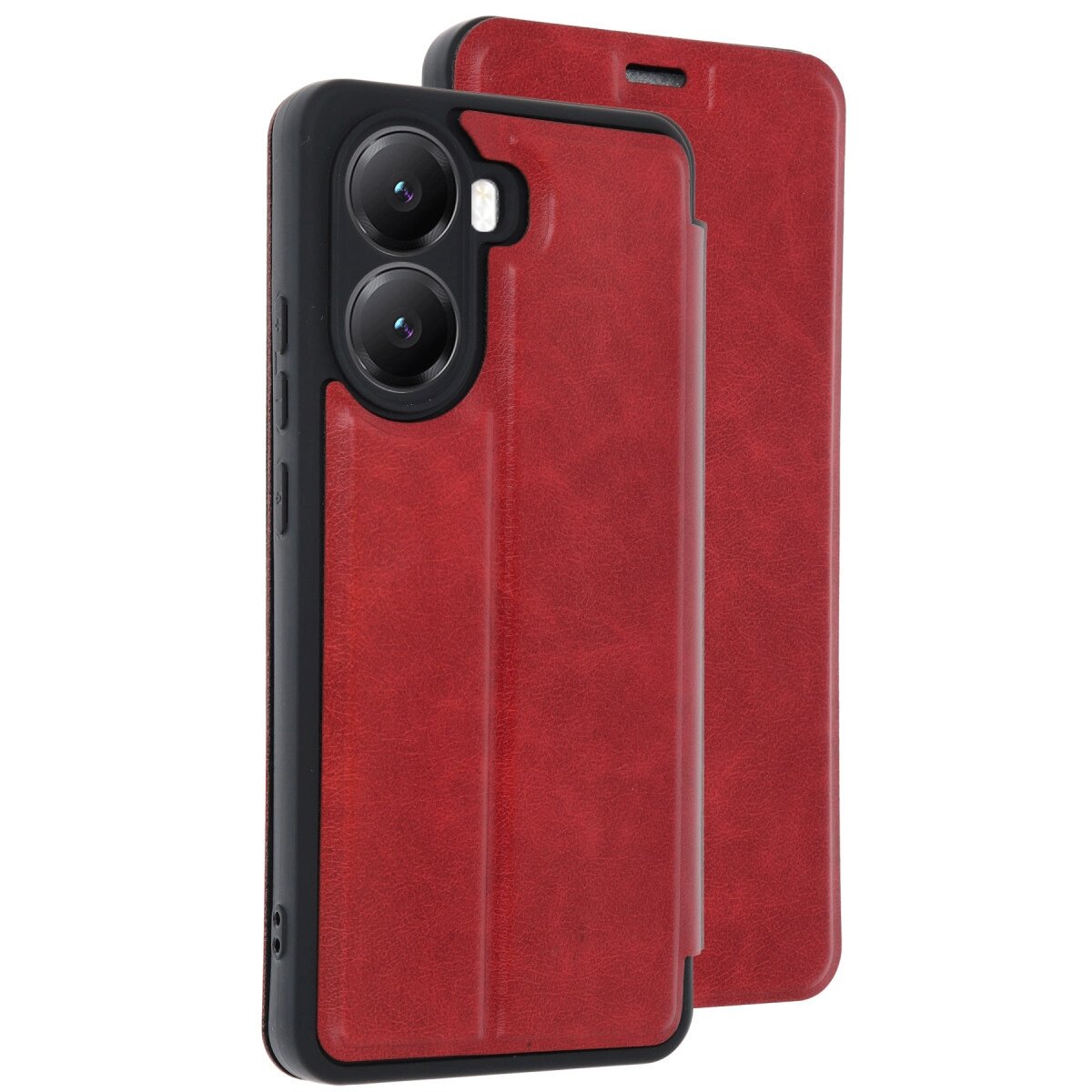 Xiaomi Poco X7 Pro Kılıf Flip Cover - Kırmızı Xiaomi Poco X7 Pro Kılıf Flip Cover - Kırmızı