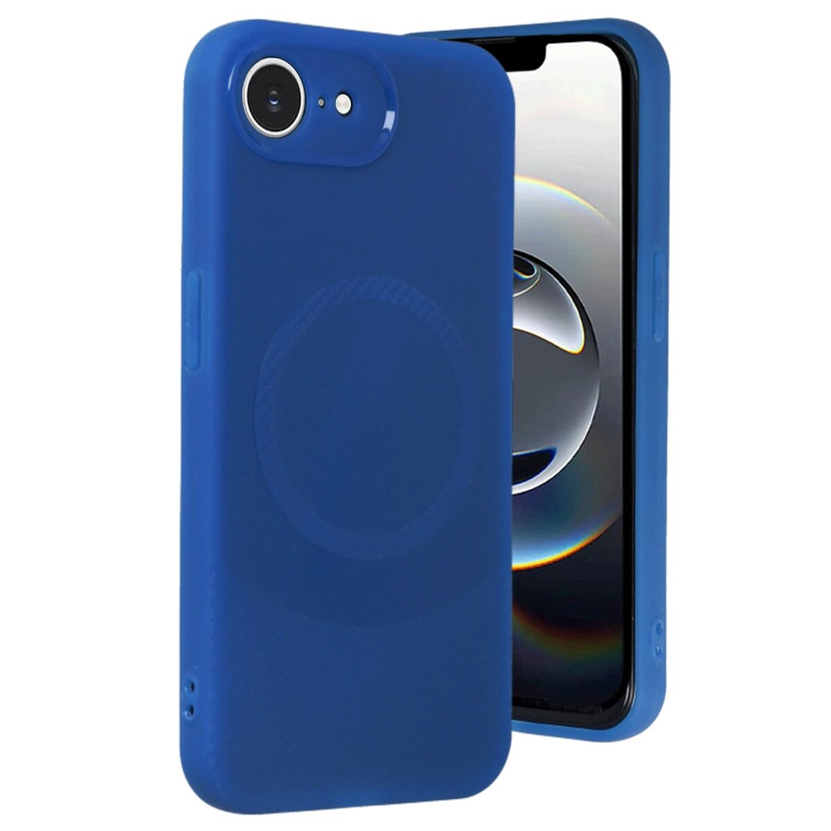 Apple İphone 16e Kılıf Maya Karbon Kapak - Lacivert Apple İphone 16e Kılıf Maya Karbon Kapak - Lacivert
