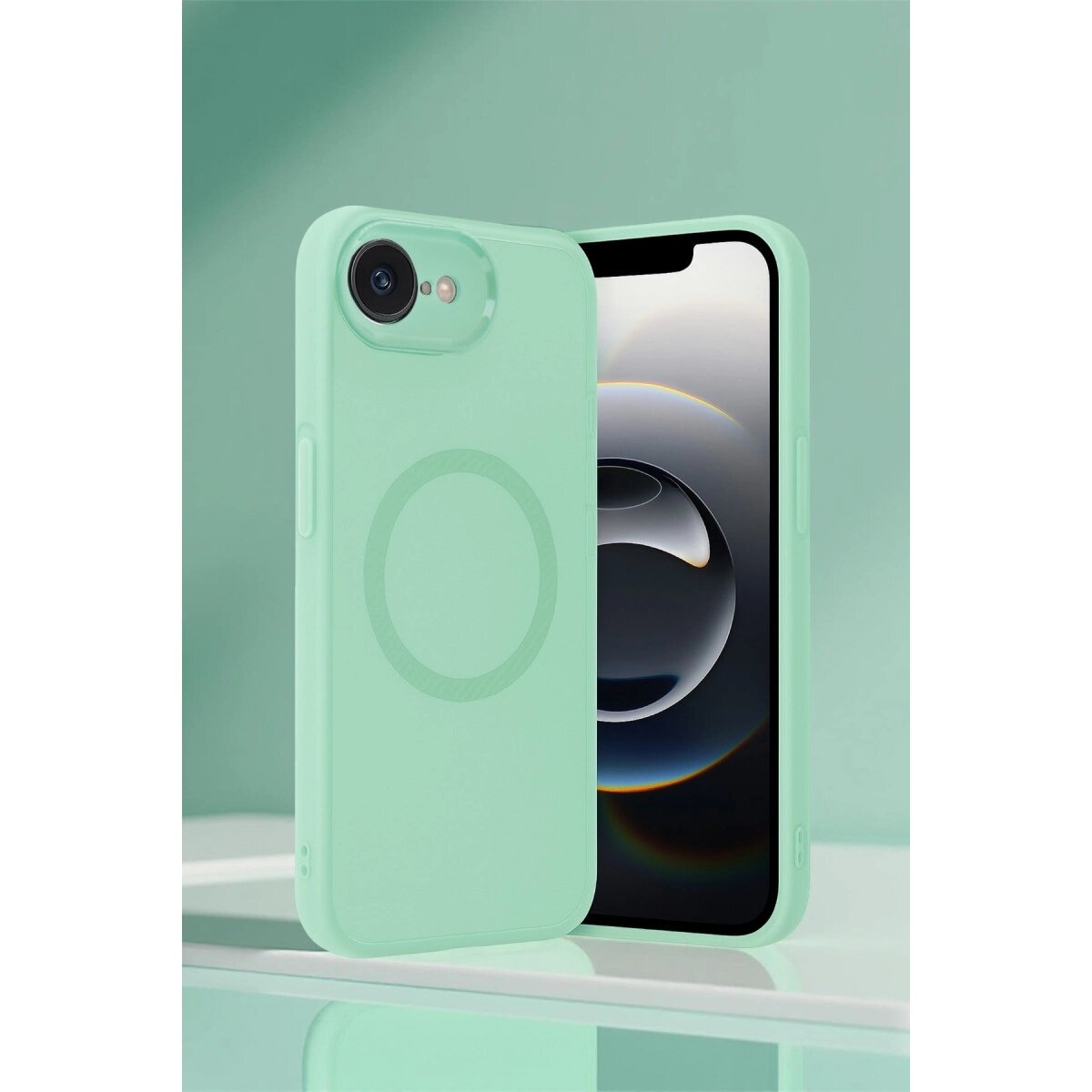 Apple İphone 16e Kılıf Maya Karbon Kapak - Koyu Yeşil Apple İphone 16e Kılıf Maya Karbon Kapak - Koyu Yeşil