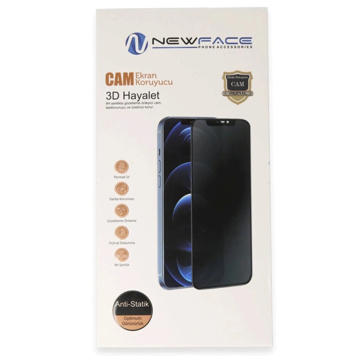 Apple İphone 14 Pro 3d Antistatik Hayalet Cam Ekran Koruyucu Apple İphone 14 Pro 3d Antistatik Hayalet Cam Ekran Koruyucu