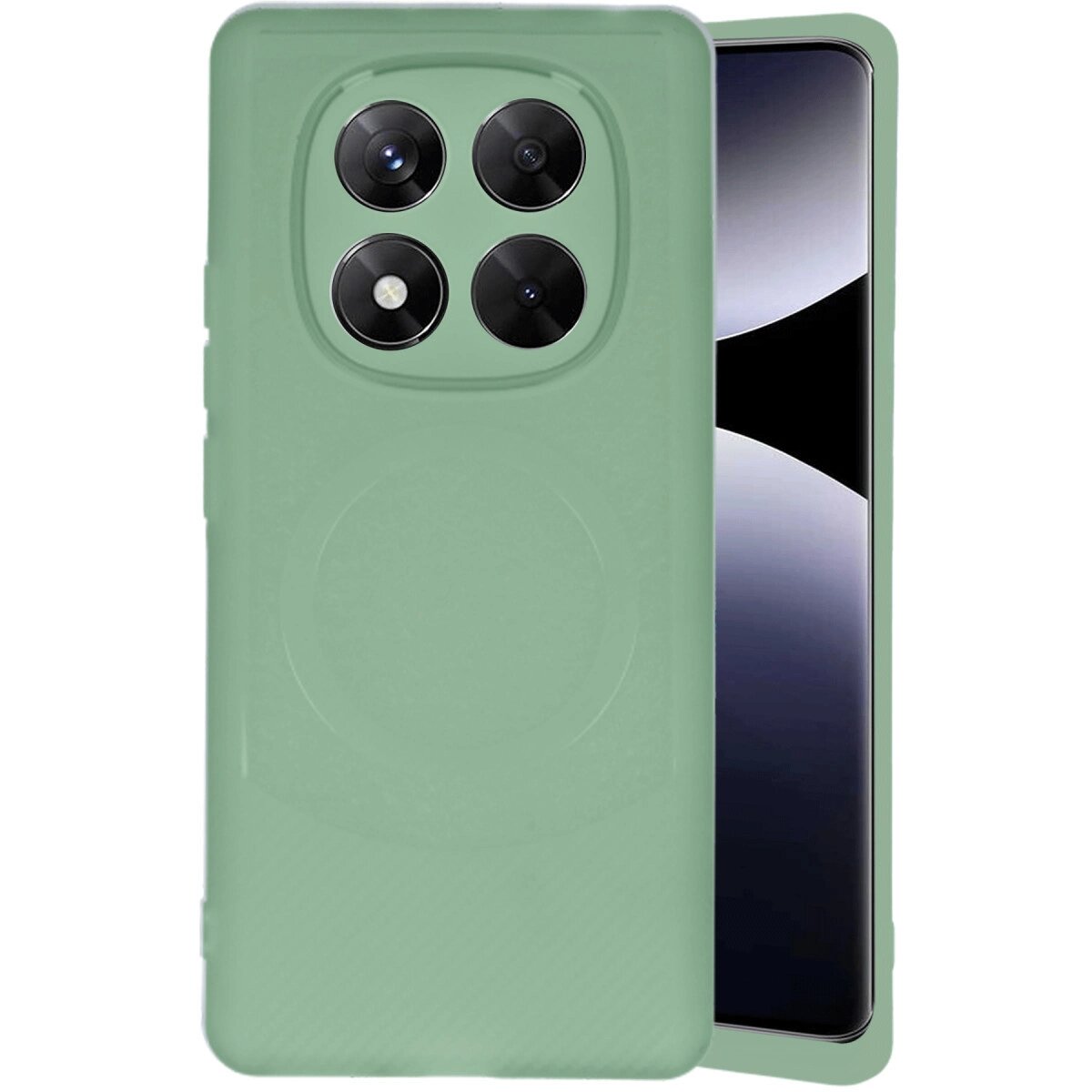 Xiaomi Redmi Note 14 Pro 4g Kılıf Maya Karbon Kapak - Su Yeşili Xiaomi Redmi Note 14 Pro 4g Kılıf Maya Karbon Kapak - Su Yeşili