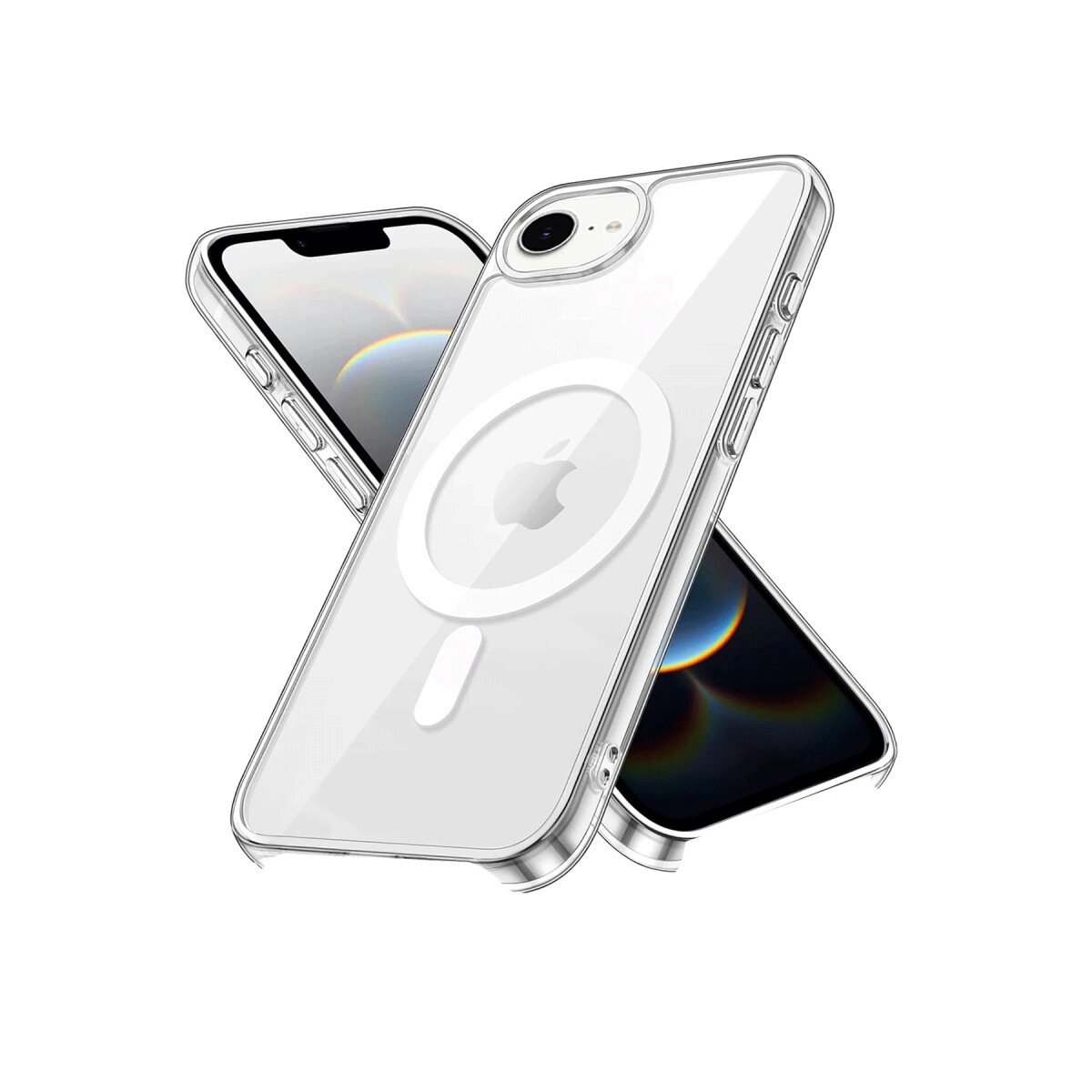 Apple İphone 16e Kılıf Pc Real Magsafe Kapak - Şeffaf Apple İphone 16e Kılıf Pc Real Magsafe Kapak - Şeffaf