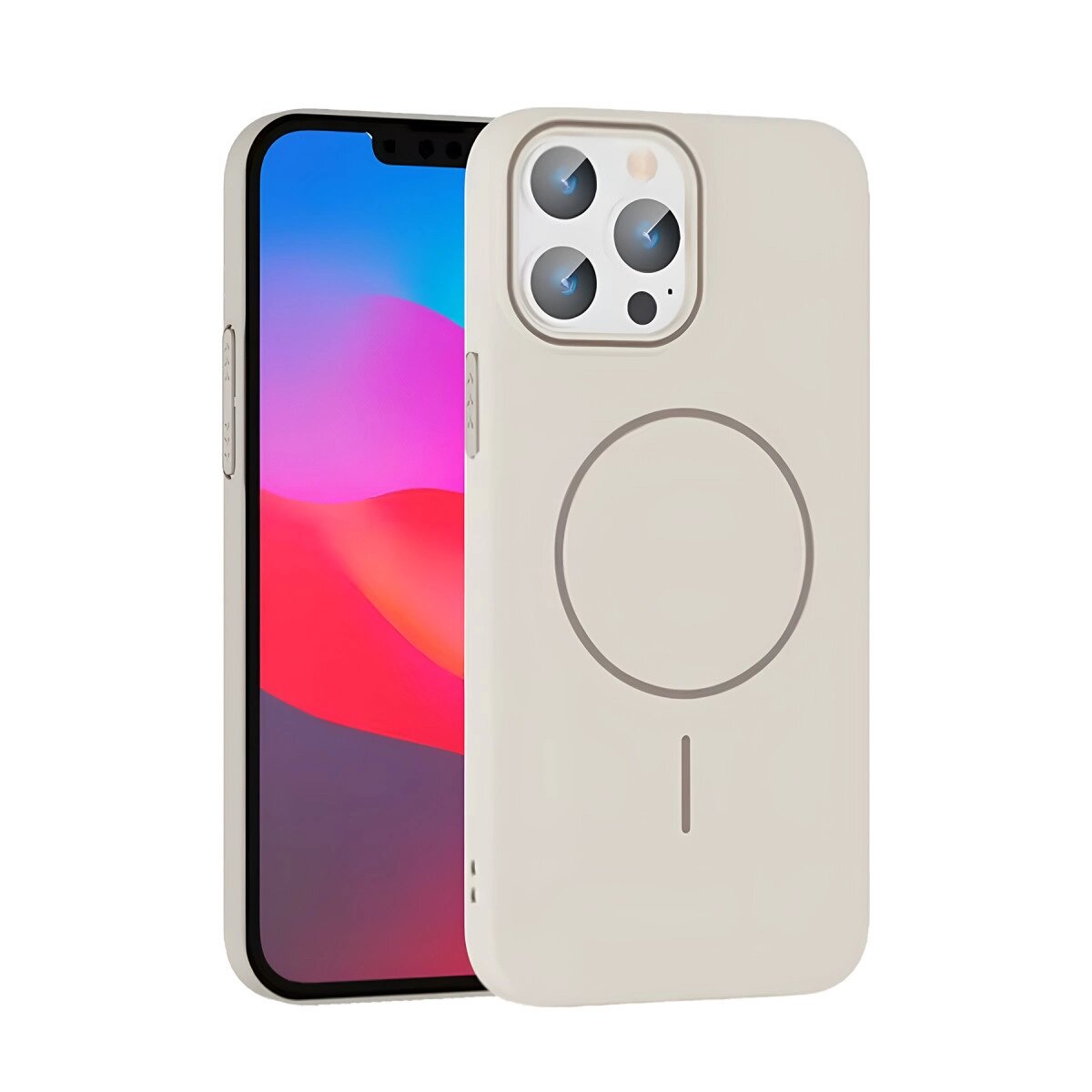 Joko Apple İphone 15 Pro Max Broş Magsafe Kapak - Krem Joko Apple İphone 15 Pro Max Broş Magsafe Kapak - Krem