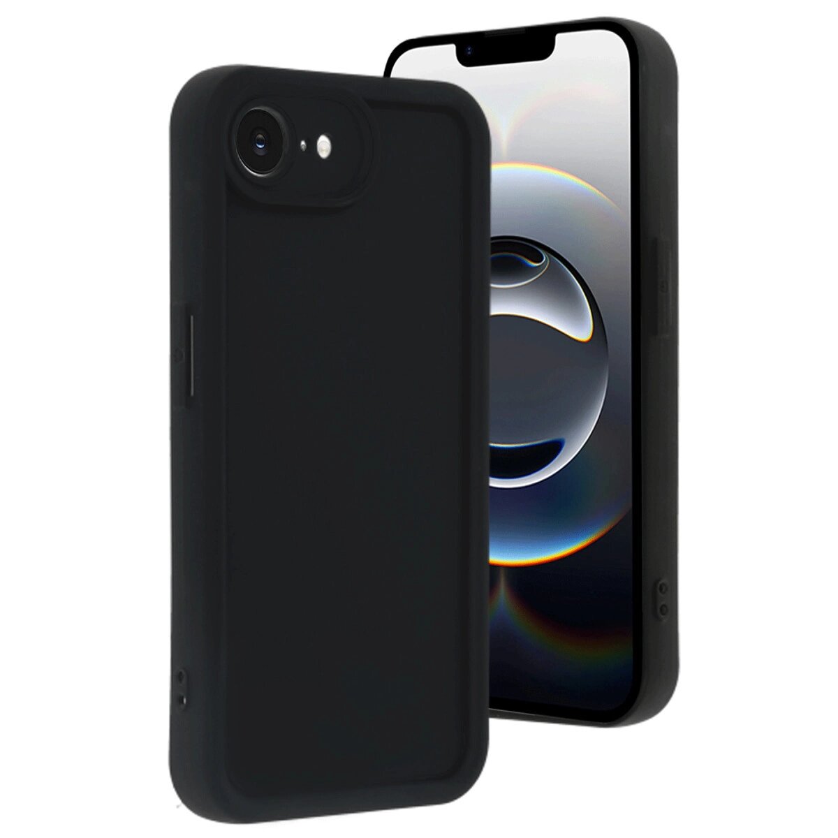 Apple İphone 16e Kılıf Viera Silikon - Siyah Apple İphone 16e Kılıf Viera Silikon - Siyah