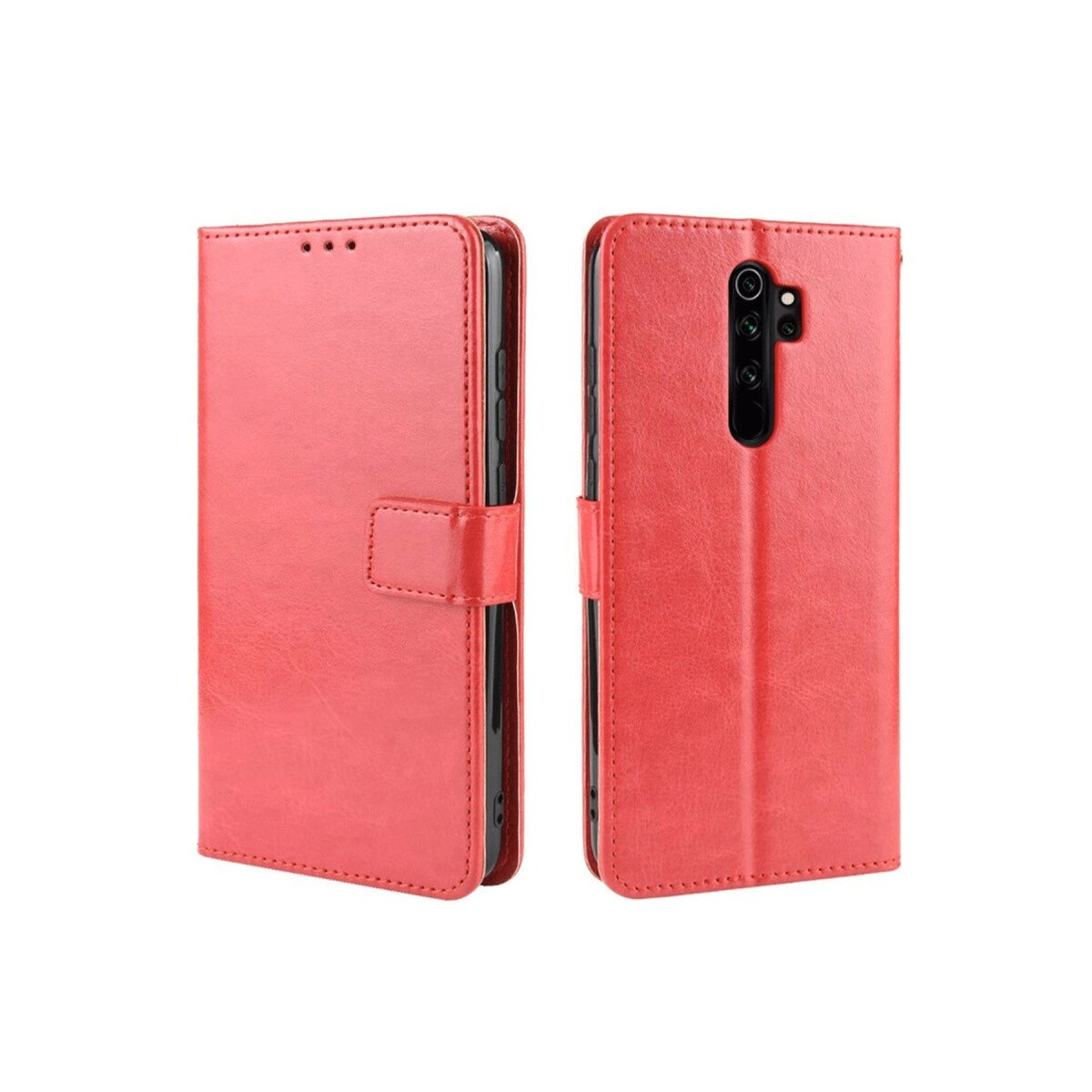 Xiaomi Redmi Note 8 Pro Kılıf Trend S Plus Kapaklı Kılıf - Kırmızı Xiaomi Redmi Note 8 Pro Kılıf Trend S Plus Kapaklı Kılıf - Kırmızı