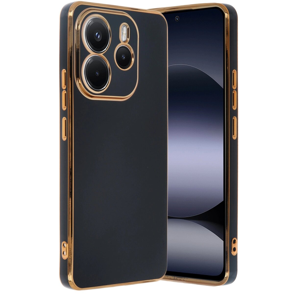 Xiaomi Redmi Note 14 4g Kılıf Volet Silikon - Siyah Xiaomi Redmi Note 14 4g Kılıf Volet Silikon - Siyah