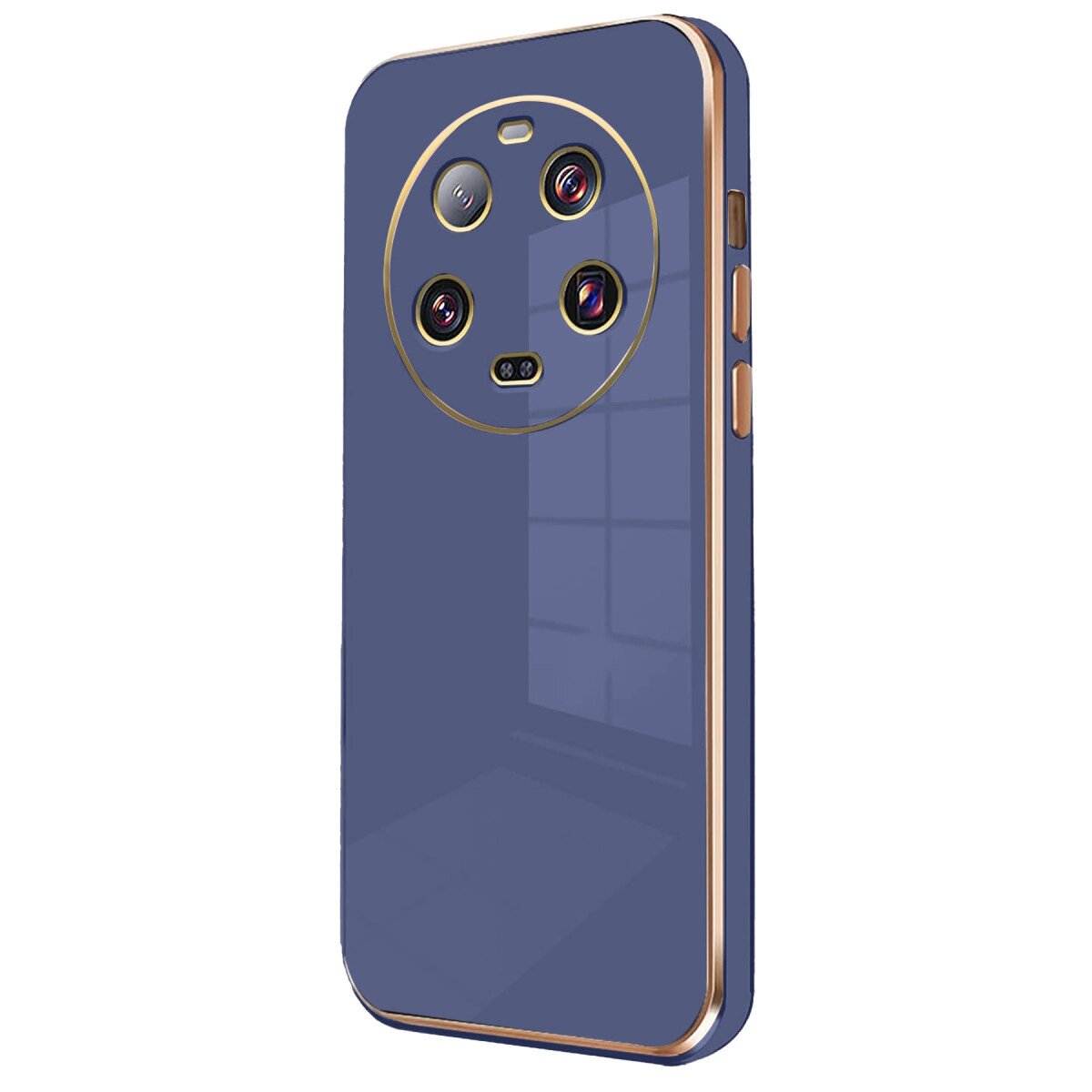 Xiaomi Mi 14 Ultra Kılıf Volet Silikon - Mavi Xiaomi Mi 14 Ultra Kılıf Volet Silikon - Mavi