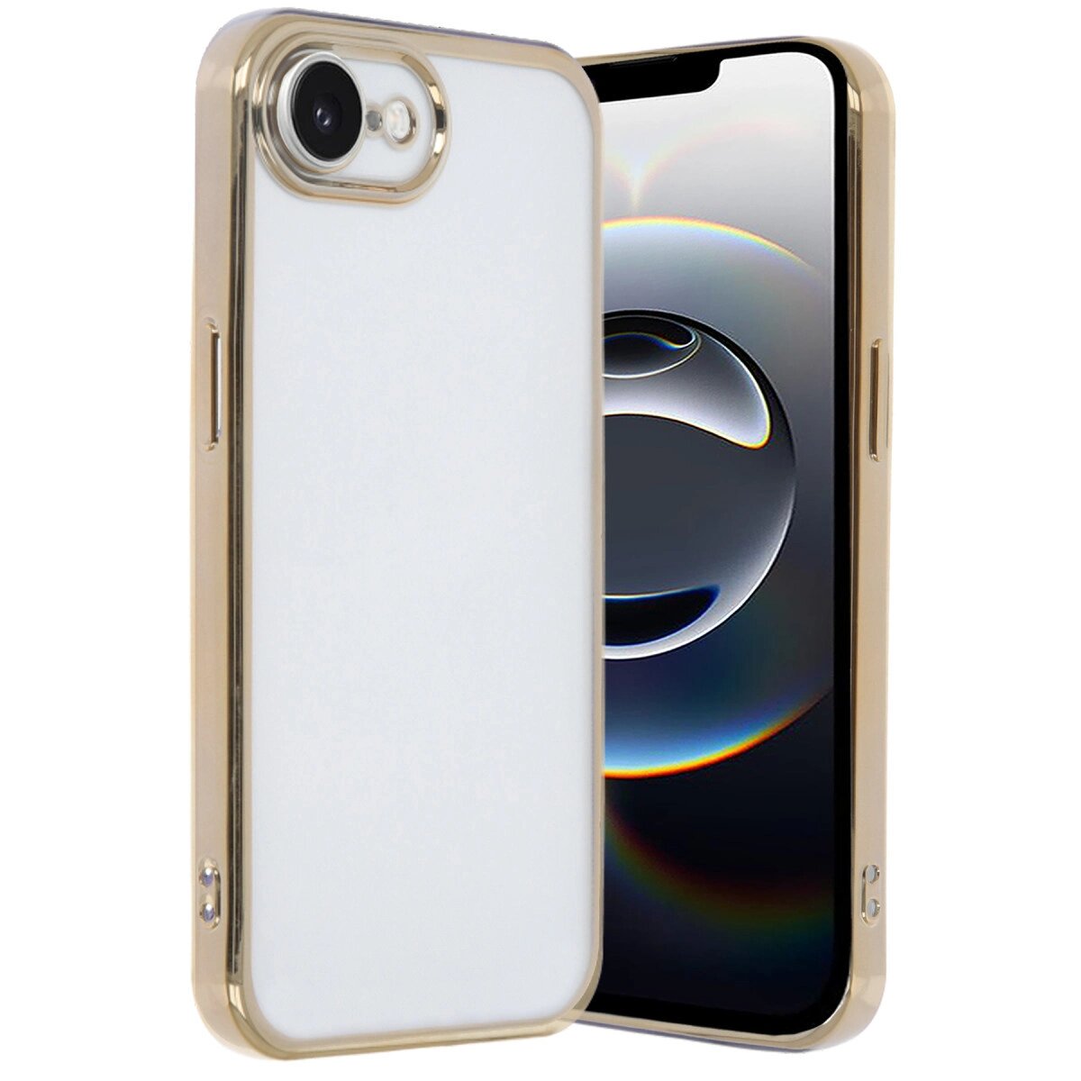 Apple İphone 16e Kılıf Razer Lensli Silikon - Gold Apple İphone 16e Kılıf Razer Lensli Silikon - Gold