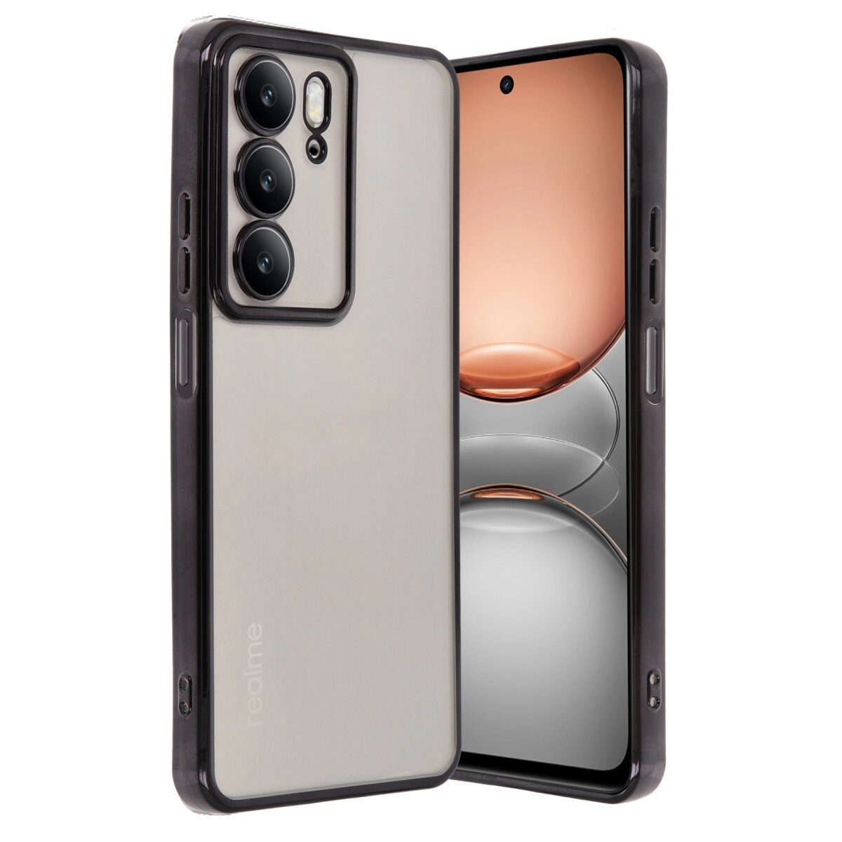 Realme C75 4g Kılıf Razer Lensli Silikon - Siyah Realme C75 4g Kılıf Razer Lensli Silikon - Siyah