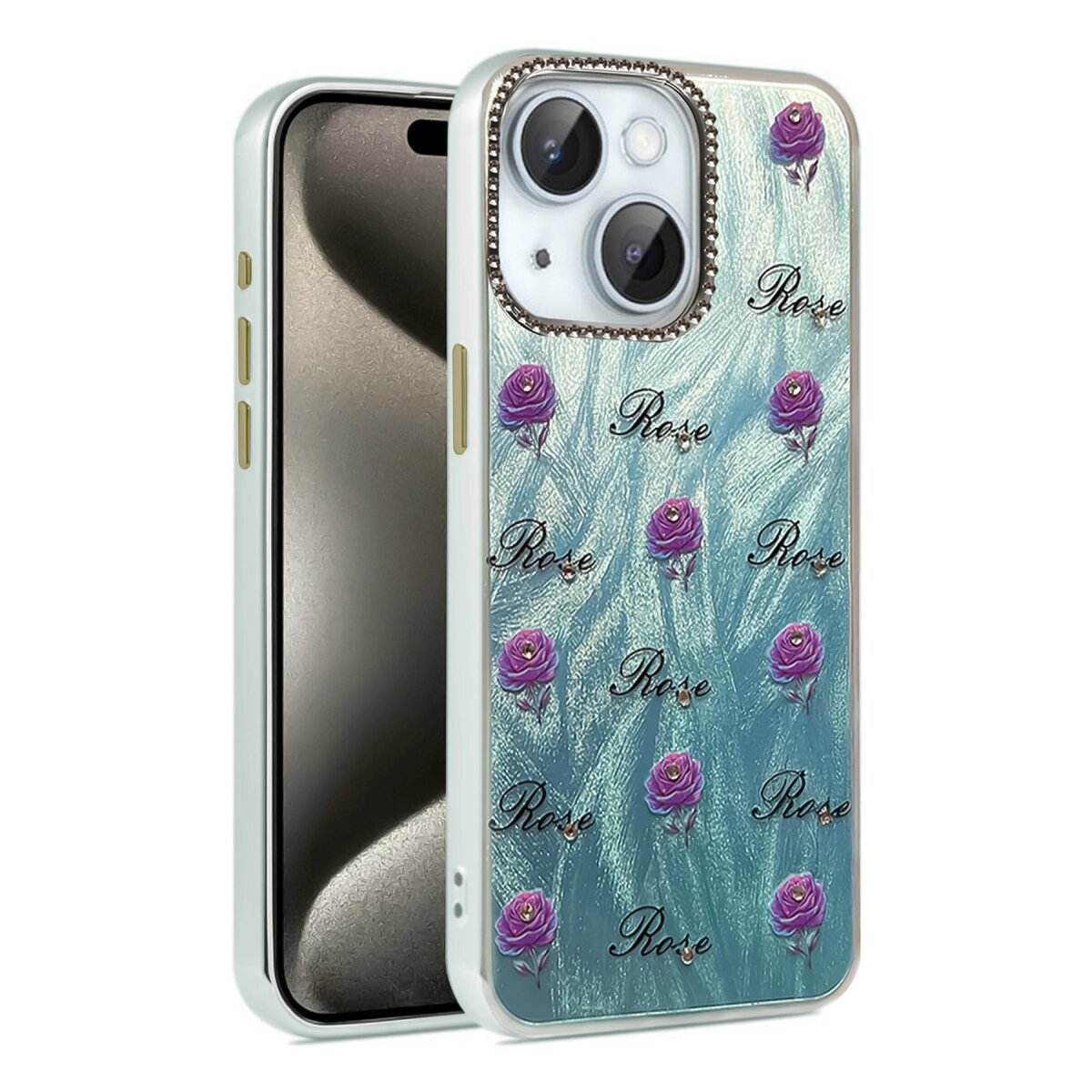 Apple İphone 15 Kılıf Blade Aynalı Desenli Kapak - Desen 9 Apple İphone 15 Kılıf Blade Aynalı Desenli Kapak - Desen 9