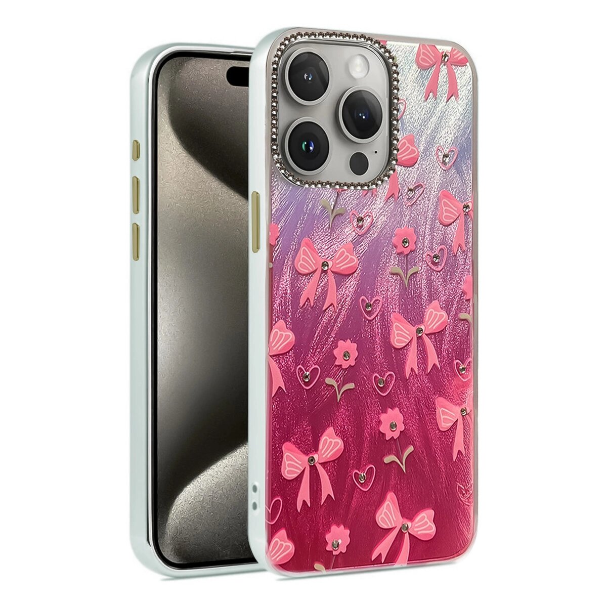 Apple İphone 15 Pro Kılıf Blade Aynalı Desenli Kapak - Desen 3 Apple İphone 15 Pro Kılıf Blade Aynalı Desenli Kapak - Desen 3