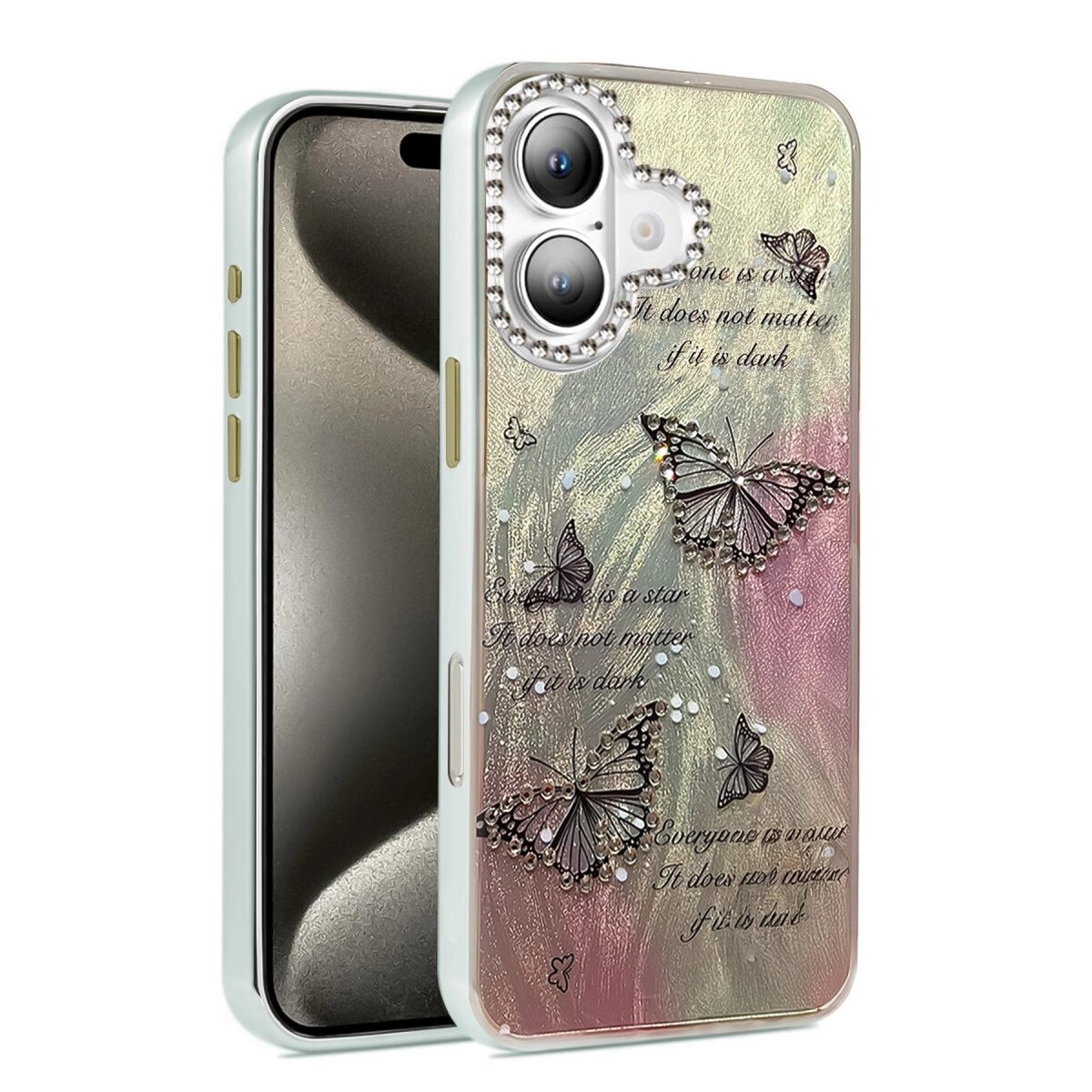 Apple İphone 16 Plus Kılıf Blade Aynalı Desenli Kapak - Desen 6 Apple İphone 16 Plus Kılıf Blade Aynalı Desenli Kapak - Desen 6