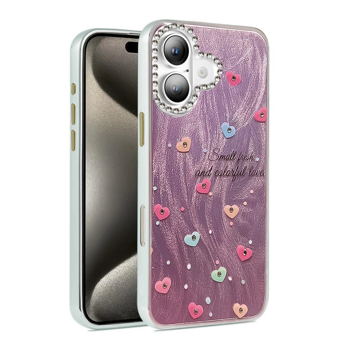 Apple İphone 16 Plus Kılıf Blade Aynalı Desenli Kapak - Desen 8 Apple İphone 16 Plus Kılıf Blade Aynalı Desenli Kapak - Desen 8