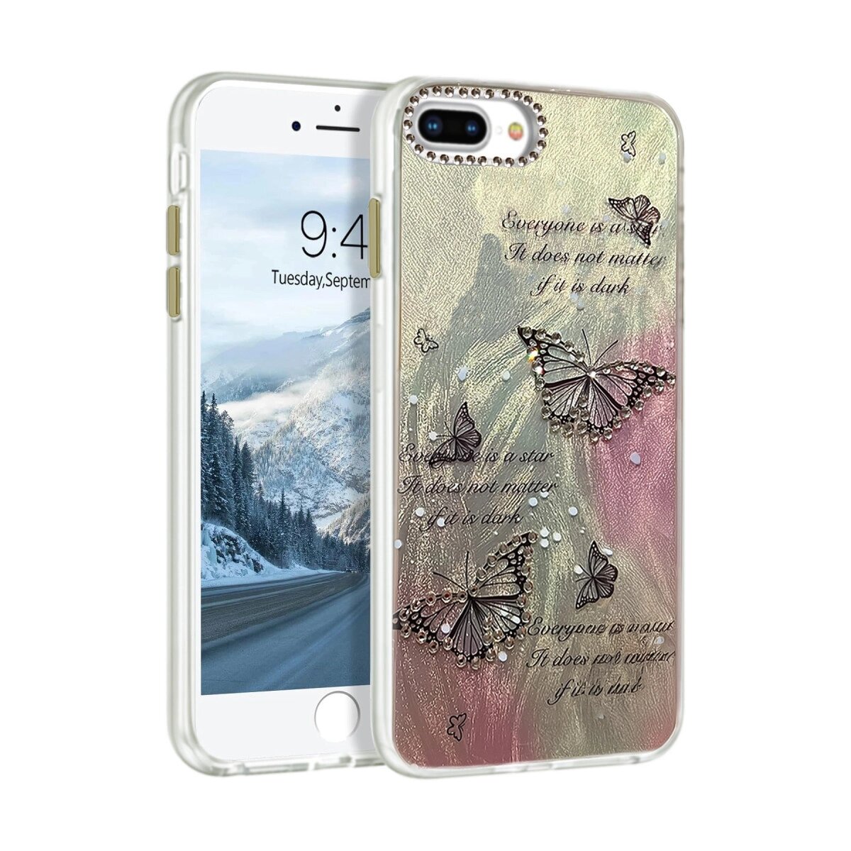 Apple İphone 7 Plus Kılıf Blade Aynalı Desenli Kapak - Desen 6 Apple İphone 7 Plus Kılıf Blade Aynalı Desenli Kapak - Desen 6