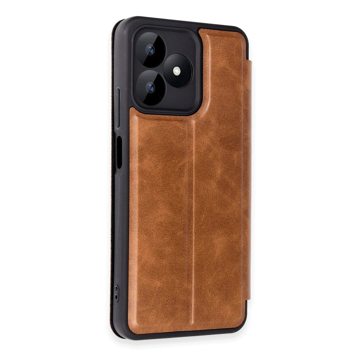 Realme Note 50 4g Kılıf Flip Cover - Taba Realme Note 50 4g Kılıf Flip Cover - Taba
