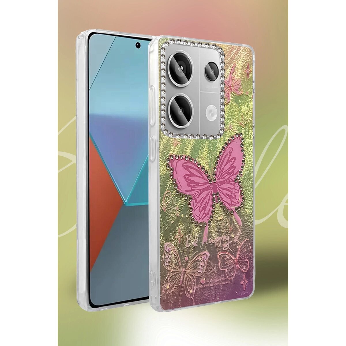 Xiaomi Redmi Note 13 Pro 4g Kılıf Blade Aynalı Desenli Kapak - Desen 3 Xiaomi Redmi Note 13 Pro 4g Kılıf Blade Aynalı Desenli Kapak - Desen 3
