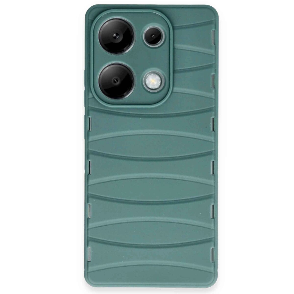 Xiaomi Redmi Note 13 Pro 4g Kılıf Bibercas Silikon Kapak - Koyu Yeşil Xiaomi Redmi Note 13 Pro 4g Kılıf Bibercas Silikon Kapak - Koyu Yeşil