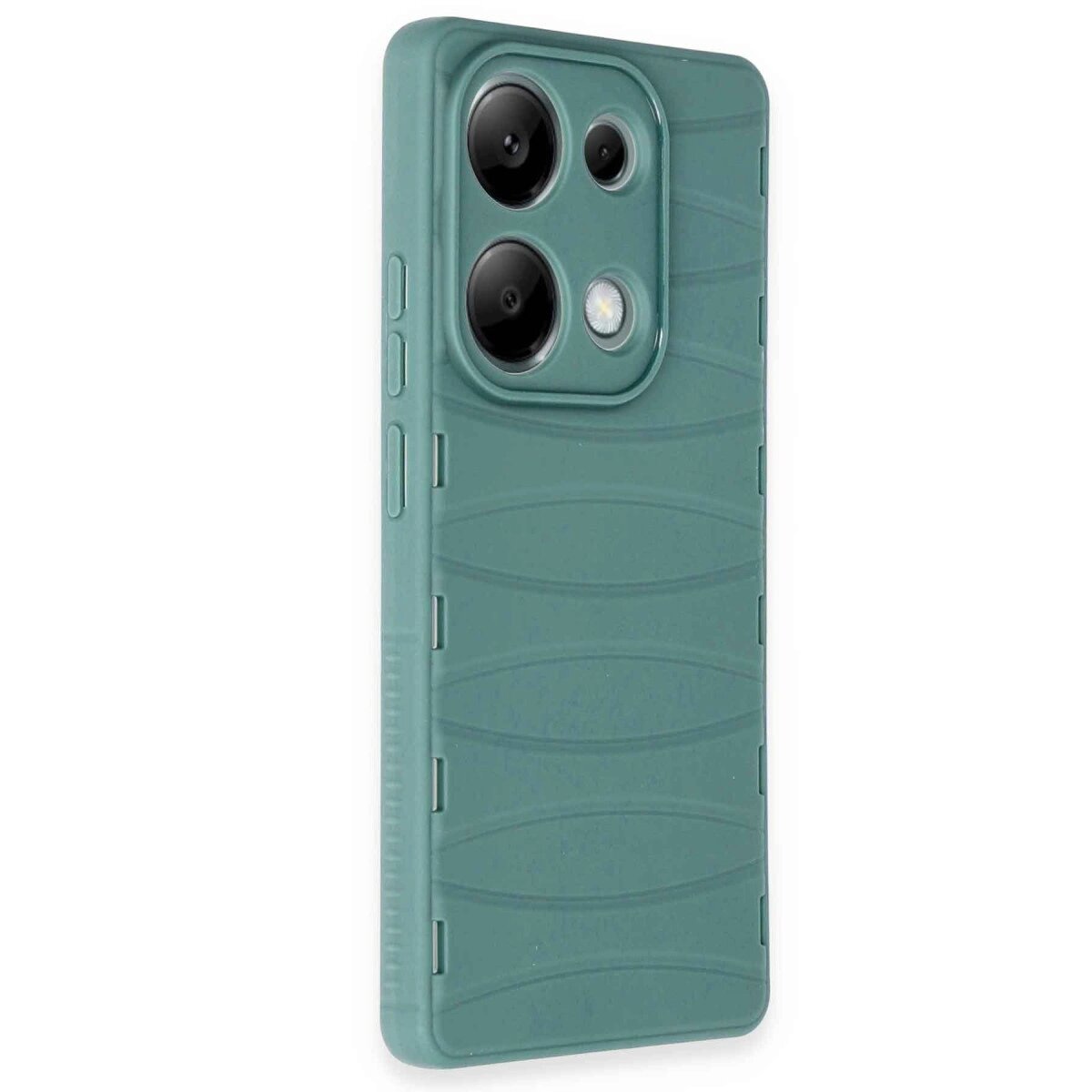 Xiaomi Redmi Note 13 Pro 4g Kılıf Bibercas Silikon Kapak - Koyu Yeşil Xiaomi Redmi Note 13 Pro 4g Kılıf Bibercas Silikon Kapak - Koyu Yeşil