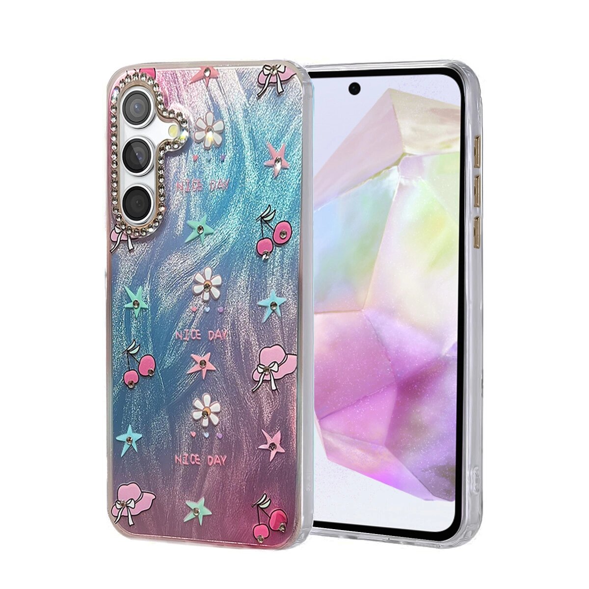 Galaxy A35 5g Kılıf Blade Aynalı Desenli Kapak - Desen 4