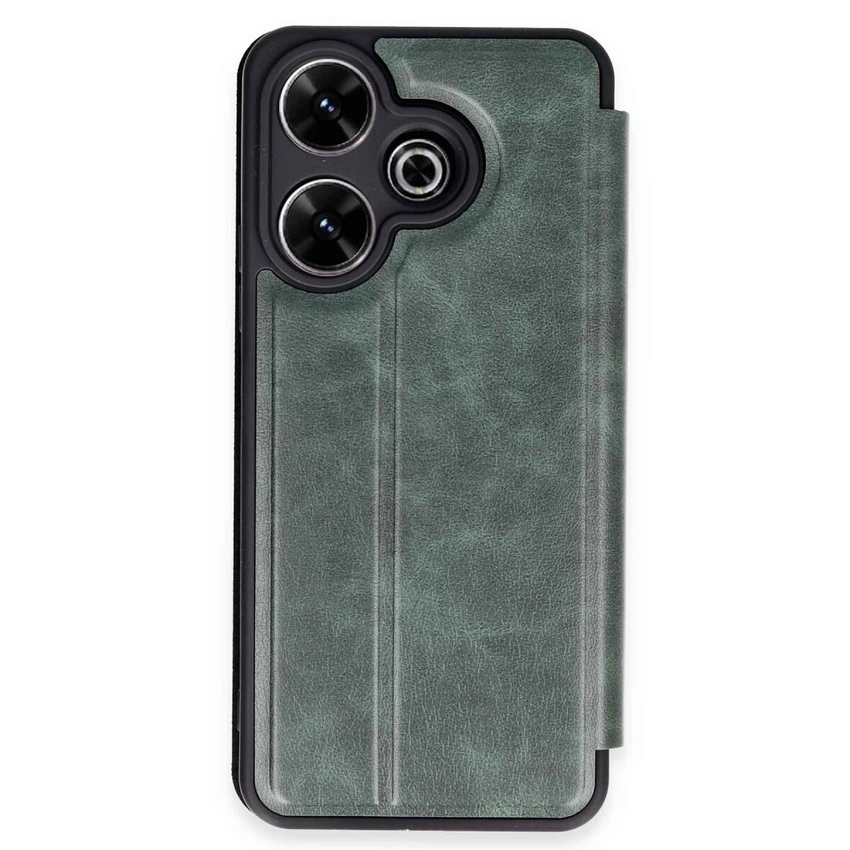 13 4g Kılıf Flip Cover - Koyu Yeşil