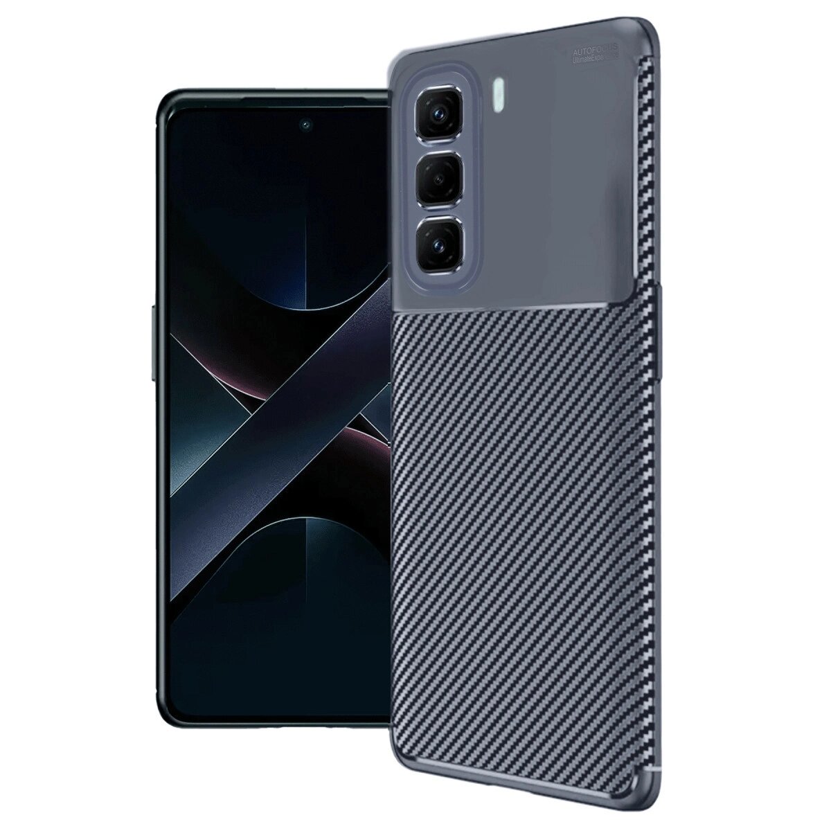İnfinix Hot 50 Pro Plus 4g Auto Focus Karbon Kapak - Lacivert İnfinix Hot 50 Pro Plus 4g Auto Focus Karbon Kapak - Lacivert