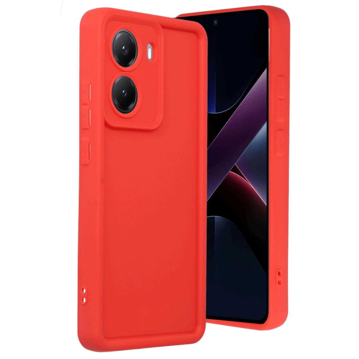 Xiaomi Poco X7 Pro Viera Silikon - Kırmızı Xiaomi Poco X7 Pro Viera Silikon - Kırmızı