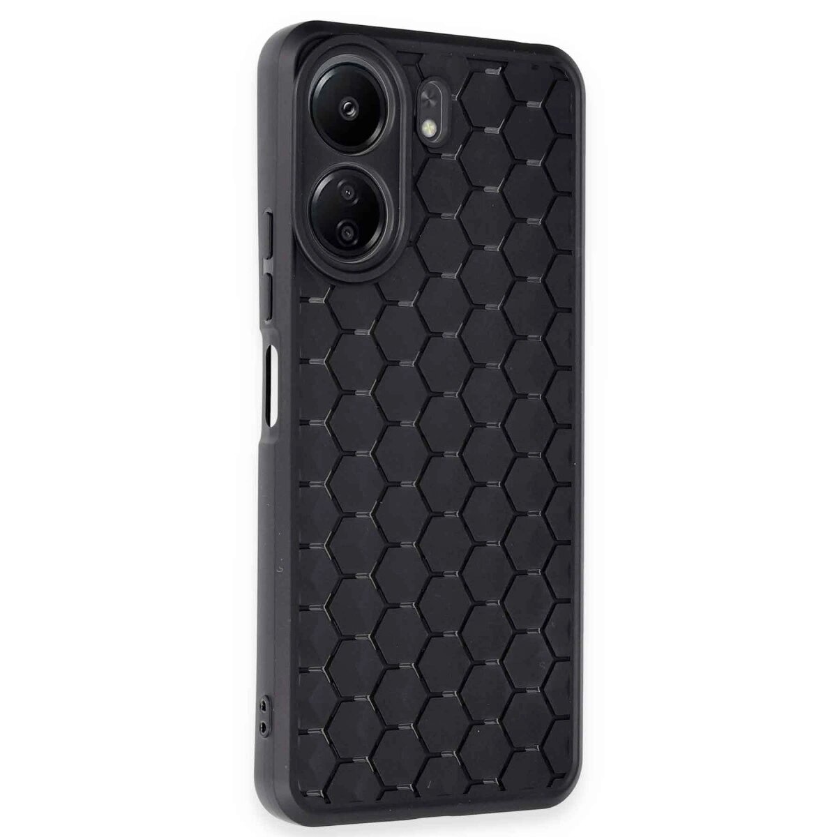 Xiaomi Redmi 13c Kılıf Petek Silikon Kapak - Siyah Xiaomi Redmi 13c Kılıf Petek Silikon Kapak - Siyah