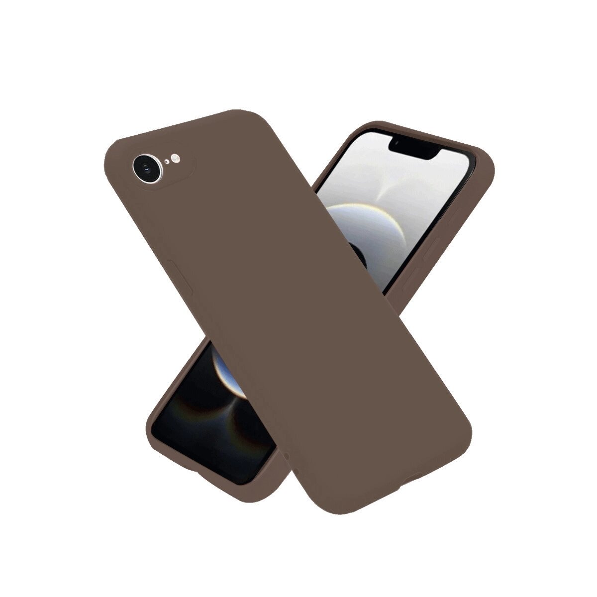 Apple İphone 16e Kılıf First Silikon - Kahverengi Apple İphone 16e Kılıf First Silikon - Kahverengi