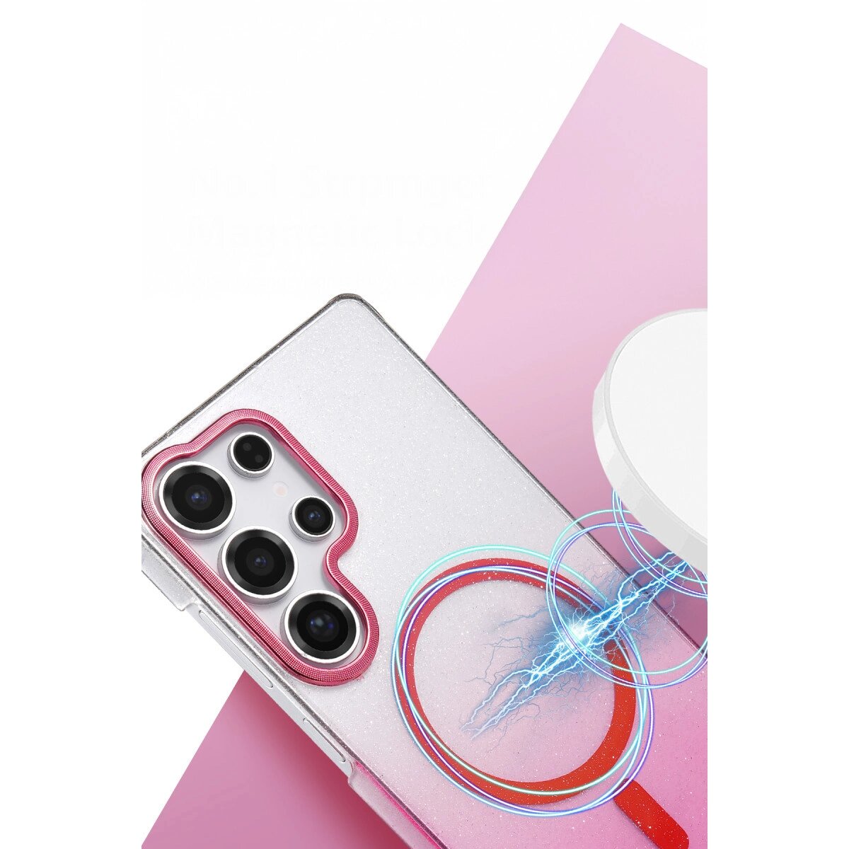 Samsung Galaxy S23 Ultra Glossy Magsafe Kapak - Siyah Samsung Galaxy S23 Ultra Glossy Magsafe Kapak - Siyah