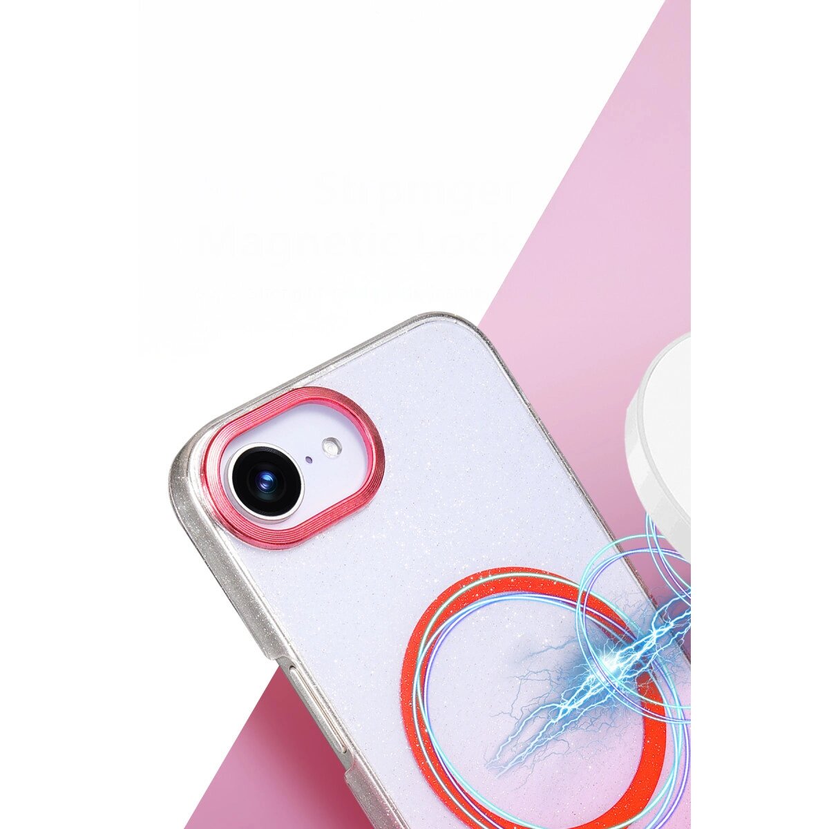 Apple İphone 16e Glossy Magsafe Kapak - Mavi Apple İphone 16e Glossy Magsafe Kapak - Mavi