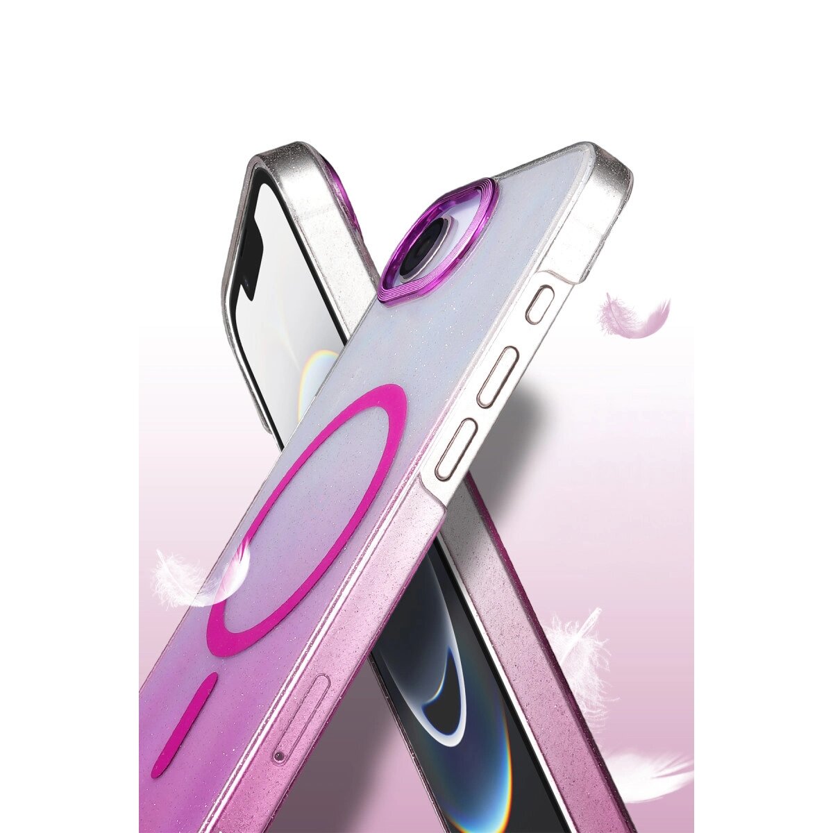 Apple İphone 16e Glossy Magsafe Kapak - Mavi Apple İphone 16e Glossy Magsafe Kapak - Mavi