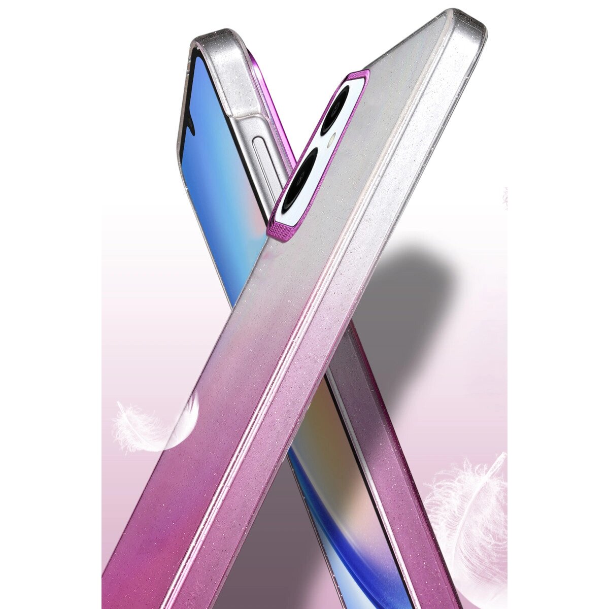Samsung Galaxy A06 Glossy Kapak - Siyah Samsung Galaxy A06 Glossy Kapak - Siyah