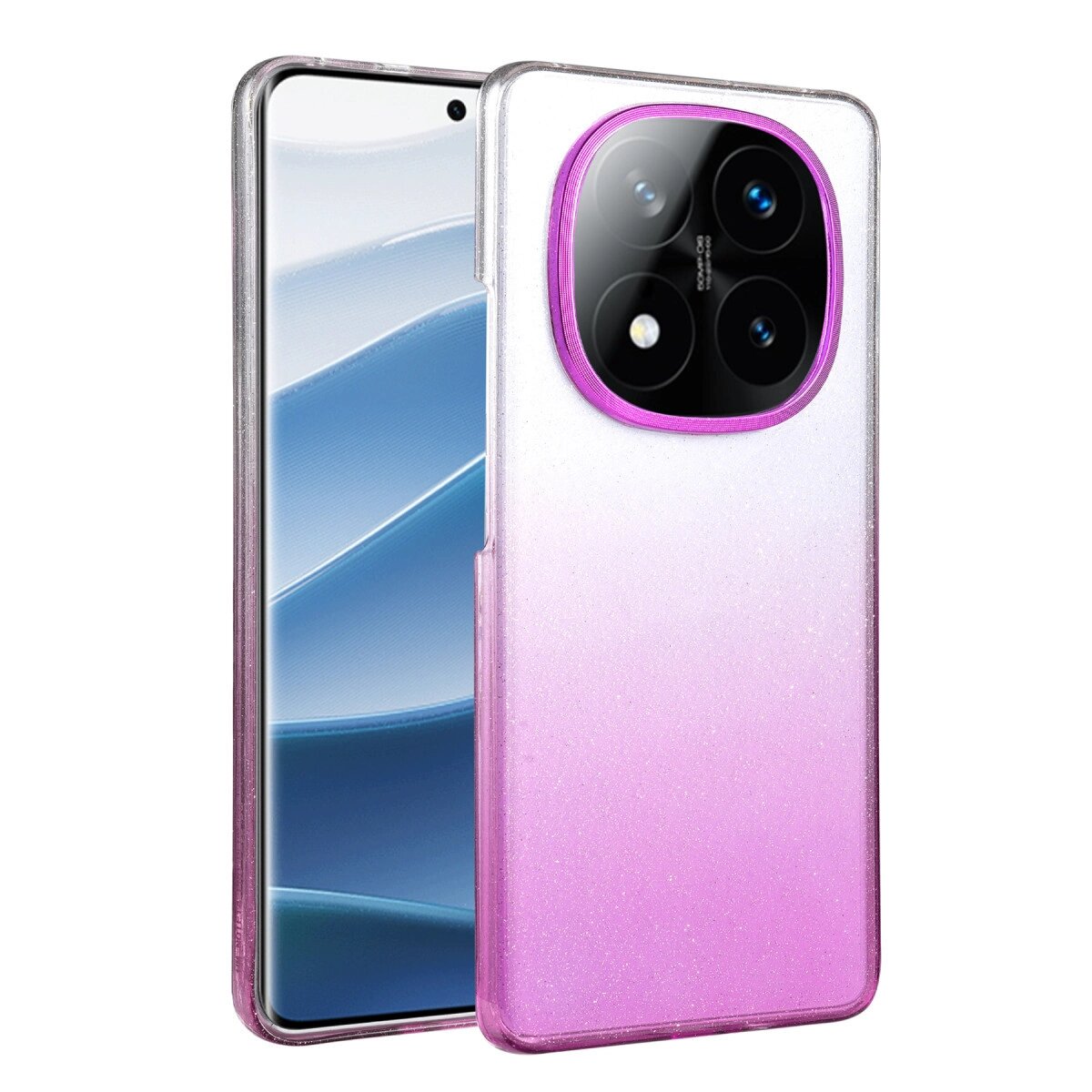 Xiaomi Redmi Note 14 Pro 5g Glossy Kapak - Mor Xiaomi Redmi Note 14 Pro 5g Glossy Kapak - Mor