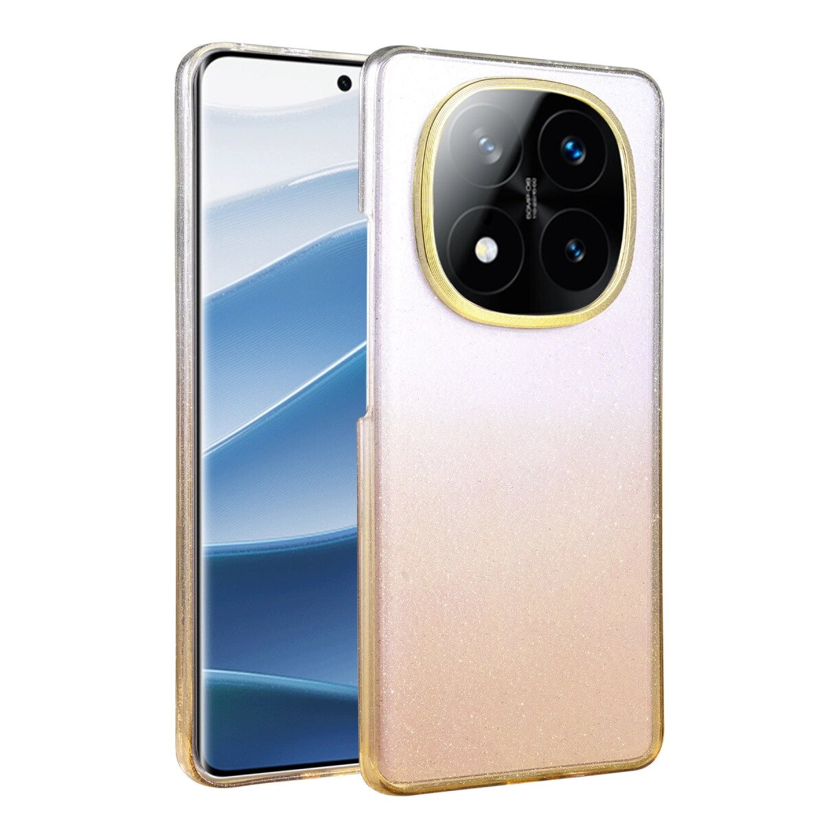 Xiaomi Redmi Note 14 Pro 5g Glossy Kapak - Çöl Titanyum Xiaomi Redmi Note 14 Pro 5g Glossy Kapak - Çöl Titanyum