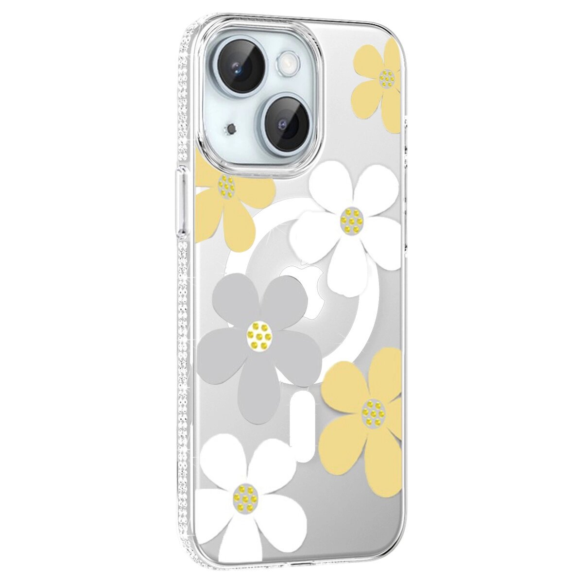 Joko Apple İphone 14 Floral Magsafe Kapak - Sarı Joko Apple İphone 14 Floral Magsafe Kapak - Sarı