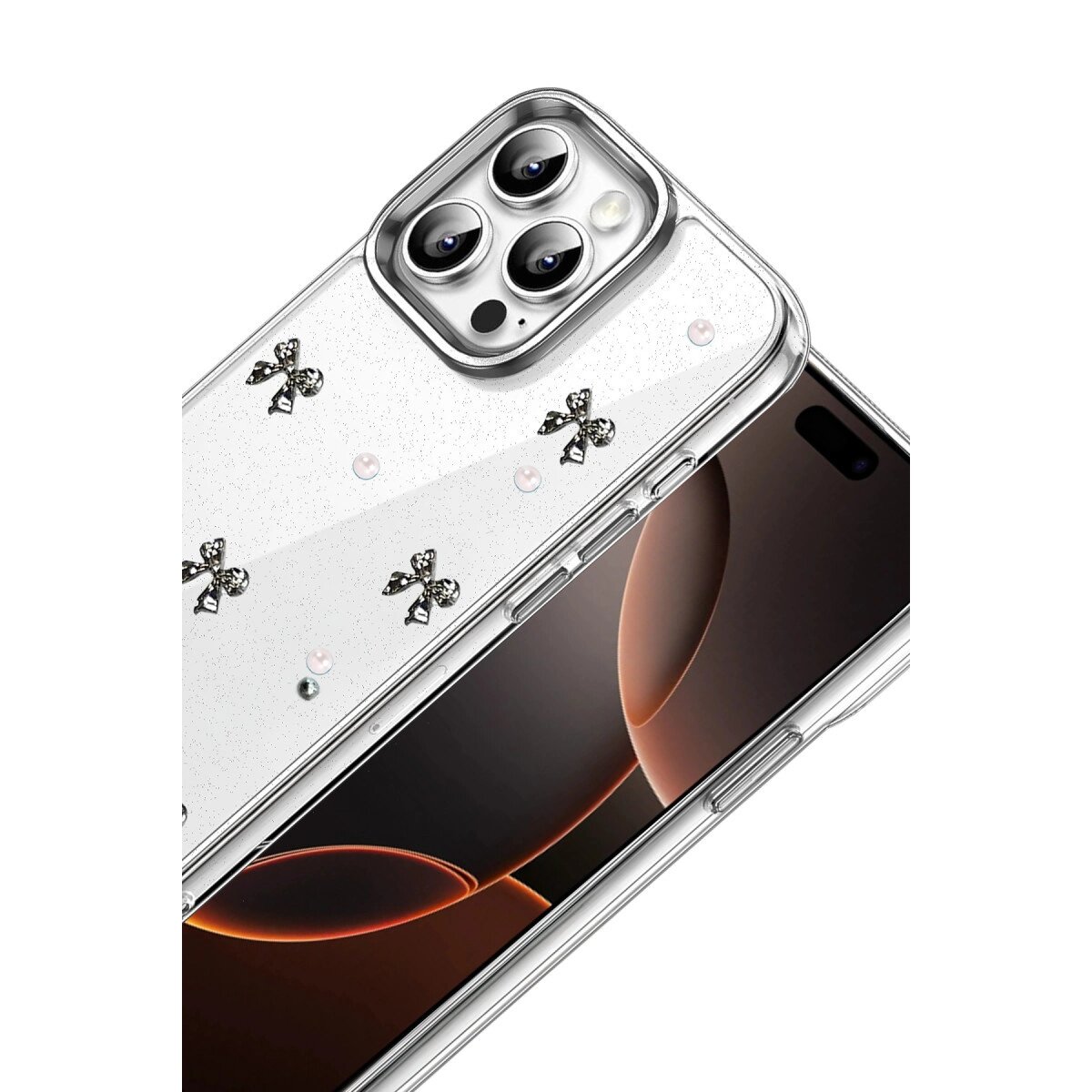 Apple İphone 14 Pro Max Fiyonk Desenli Kapak - Desen 8 Apple İphone 14 Pro Max Fiyonk Desenli Kapak - Desen 8