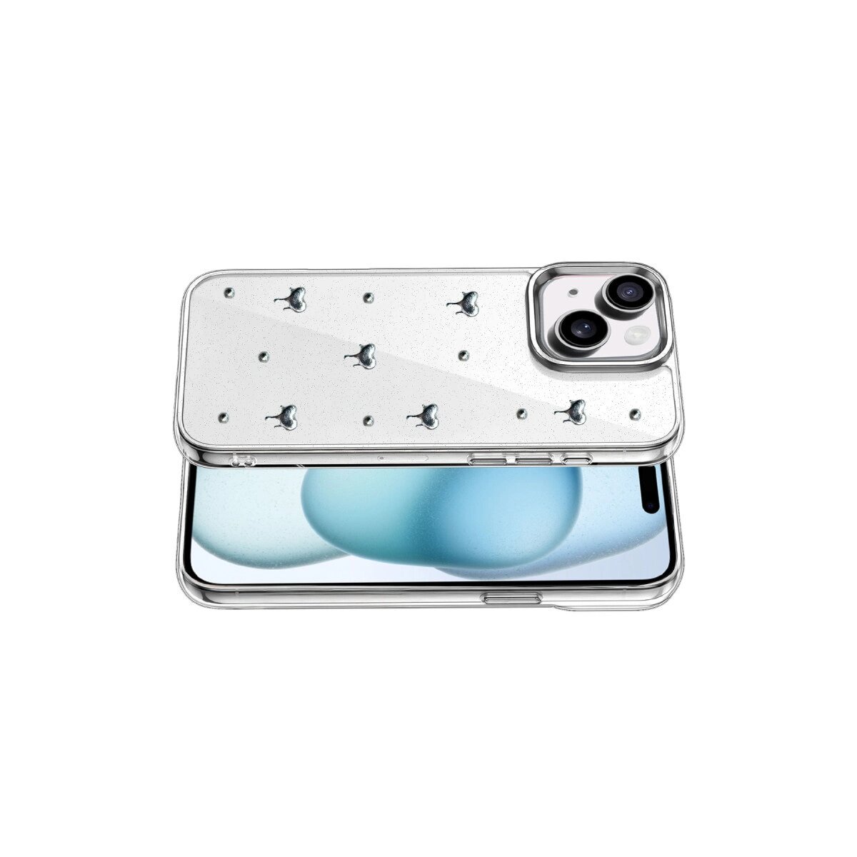 Apple İphone 15 Plus Fiyonk Desenli Kapak - Desen 1 Apple İphone 15 Plus Fiyonk Desenli Kapak - Desen 1