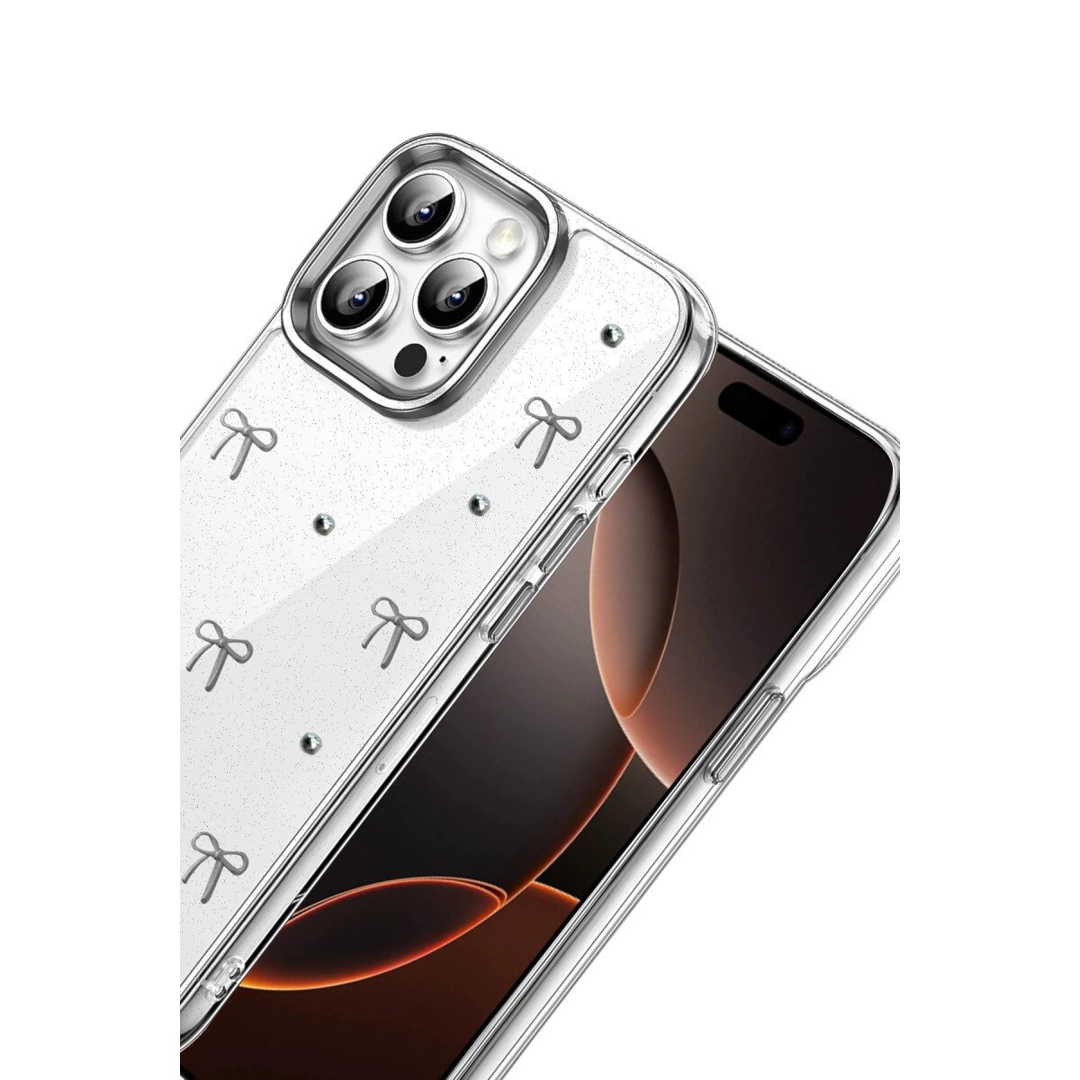 Apple İphone 15 Pro Fiyonk Desenli Kapak - Desen 5 Apple İphone 15 Pro Fiyonk Desenli Kapak - Desen 5