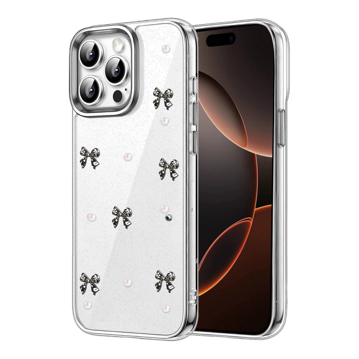 Apple İphone 15 Pro Max Fiyonk Desenli Kapak - Desen 8