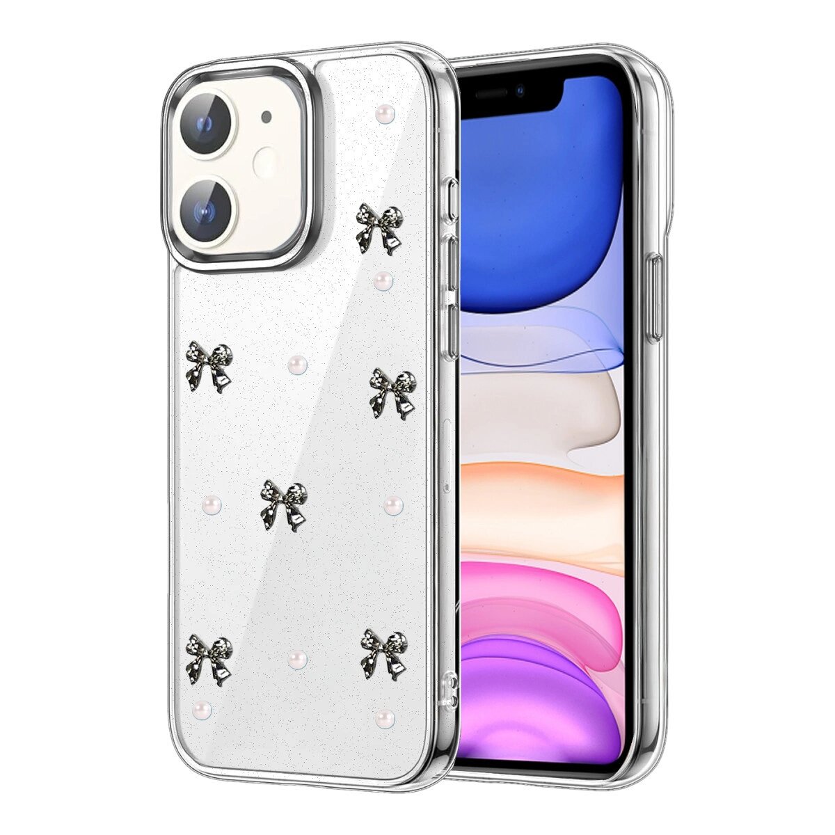Apple İphone 11 Fiyonk Desenli Kapak - Desen 8 Apple İphone 11 Fiyonk Desenli Kapak - Desen 8