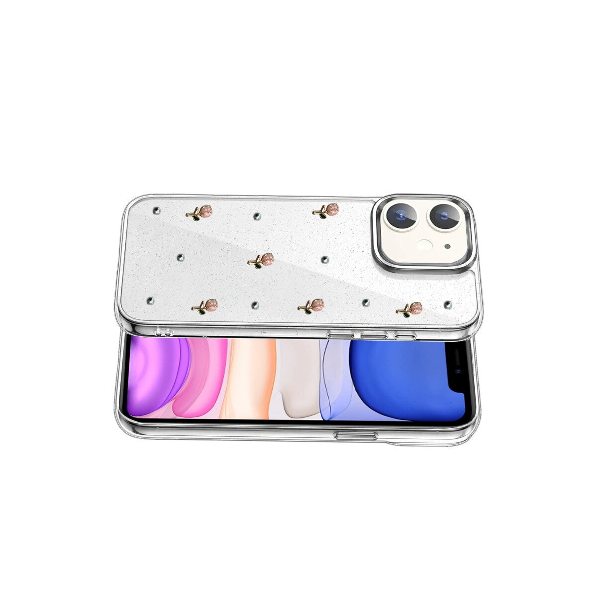 Apple İphone 12 Fiyonk Desenli Kapak - Desen 6