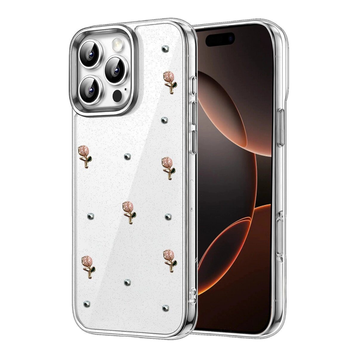 Apple İphone 16 Pro Fiyonk Desenli Kapak - Desen 6