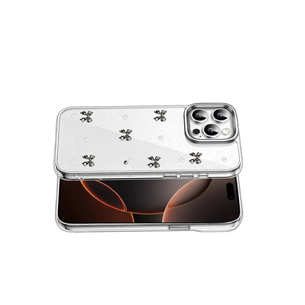 Apple İphone 16 Pro Max Fiyonk Desenli Kapak - Desen 8 Apple İphone 16 Pro Max Fiyonk Desenli Kapak - Desen 8