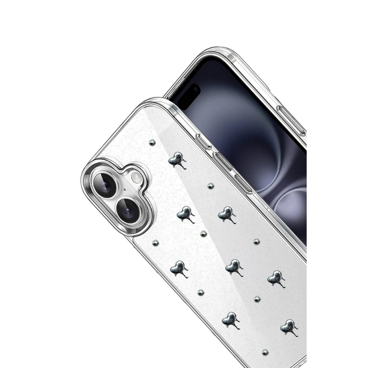 Apple İphone 16 Plus Fiyonk Desenli Kapak - Desen 1 Apple İphone 16 Plus Fiyonk Desenli Kapak - Desen 1