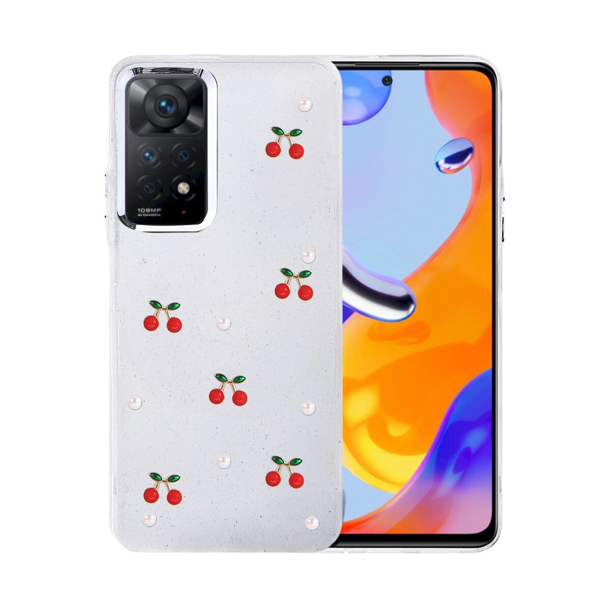 Xiaomi Redmi Note 11 Pro Fiyonk Desenli Kapak - Desen 9 Xiaomi Redmi Note 11 Pro Fiyonk Desenli Kapak - Desen 9