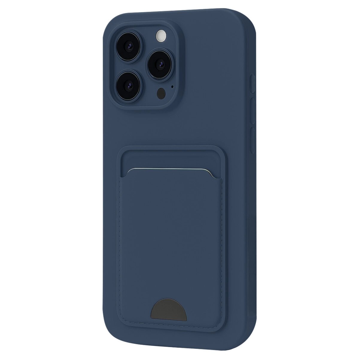 Apple İphone 16 Plus Kılıf Kelvin Kartvizitli Silikon - Lacivert Apple İphone 16 Plus Kılıf Kelvin Kartvizitli Silikon - Lacivert