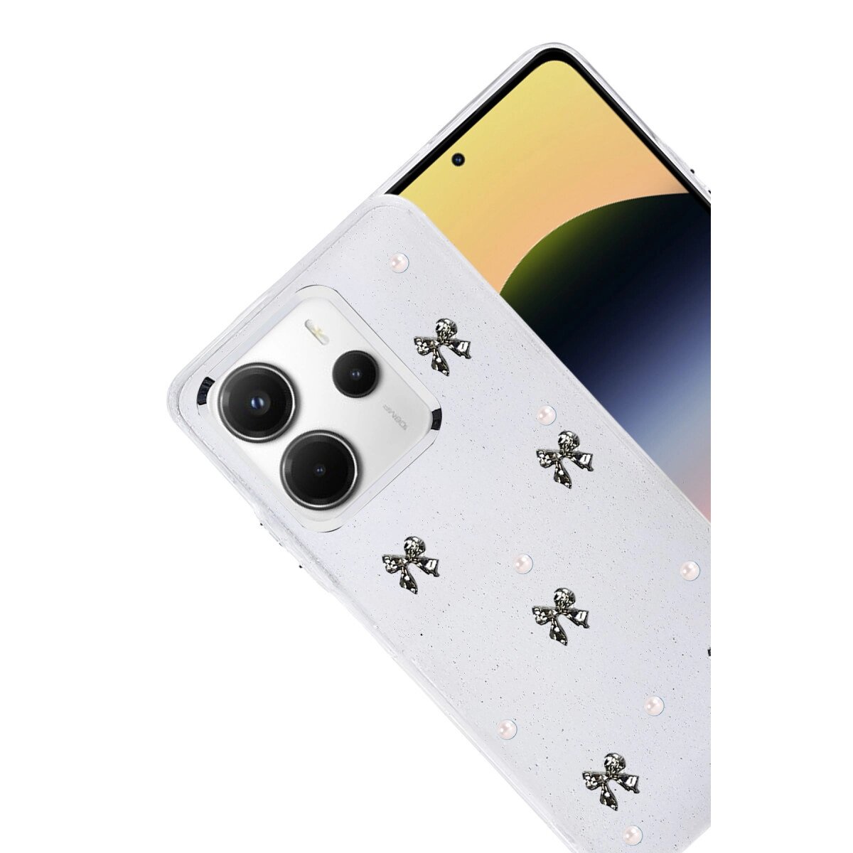 Xiaomi Redmi Note 14 4g Fiyonk Desenli Kapak - Desen 8 Xiaomi Redmi Note 14 4g Fiyonk Desenli Kapak - Desen 8